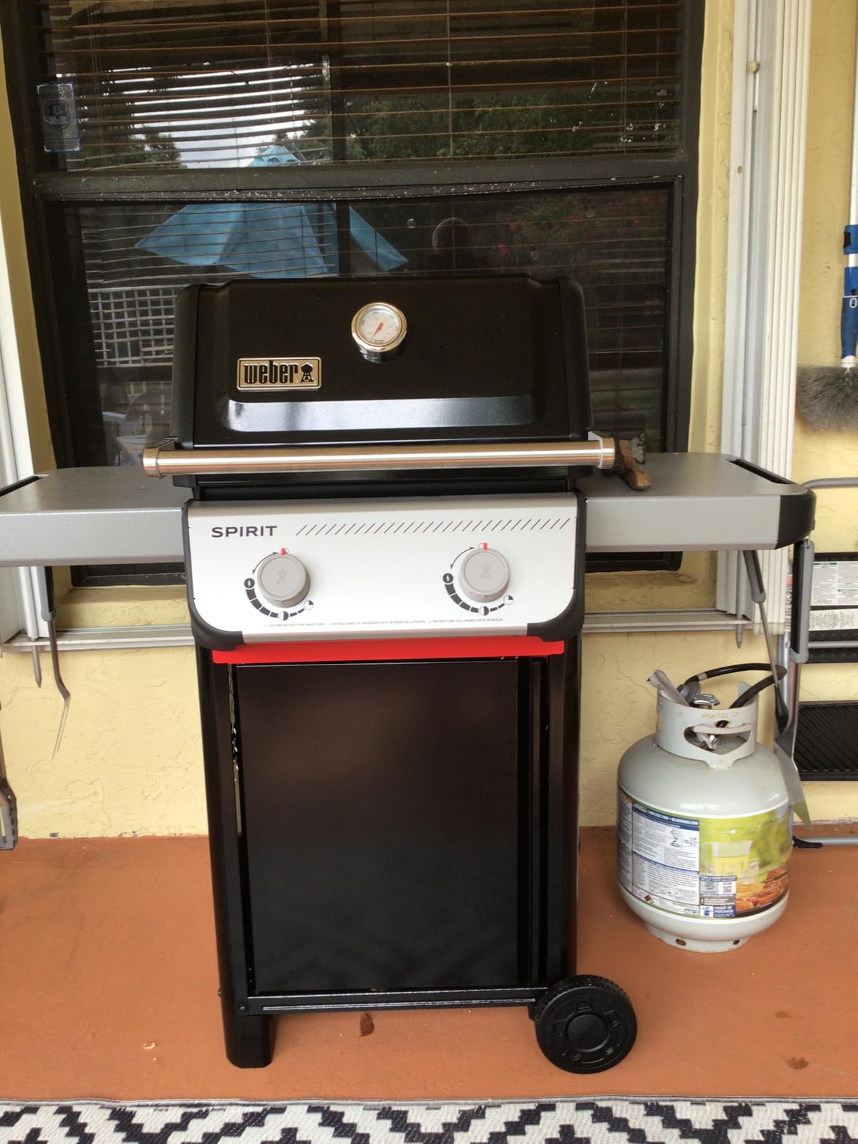 Weber Spirit E-210 Liquid Propane Gas Grill for Outdoor Cooking and BBQ, 2 Burners, Black - Porcelain-Enameled Cast-Iron Grates & Snap-Jet Ignition customer photo 1