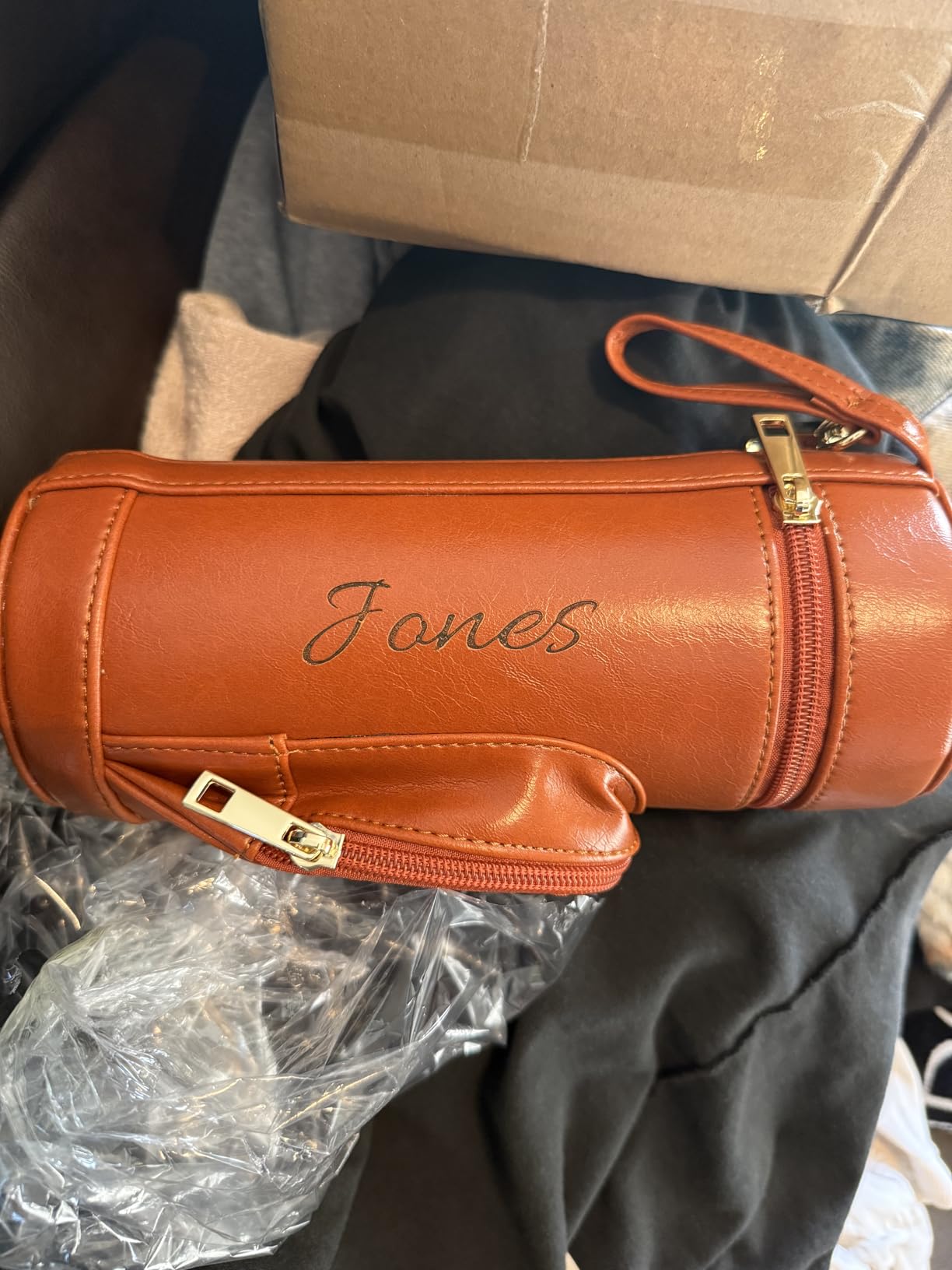 Personalized Cigar Humidors Engraved Leather Travel Cigar Cases Customized Gifts for Fathers Boyfriends and Best Man customer photo 1