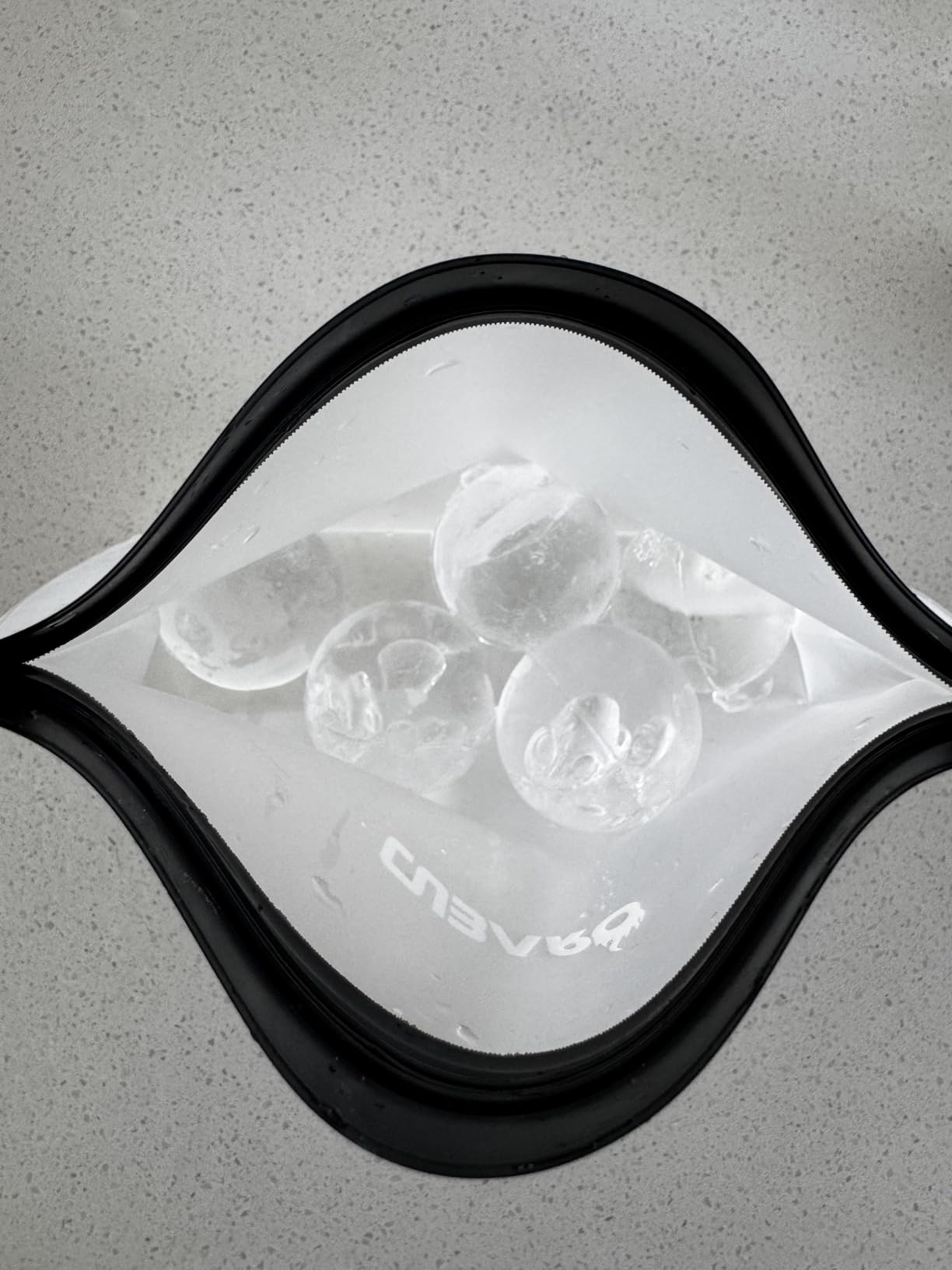 Clear Ice Ball Maker with Bonus Freezer Bag | 8 Large 2
