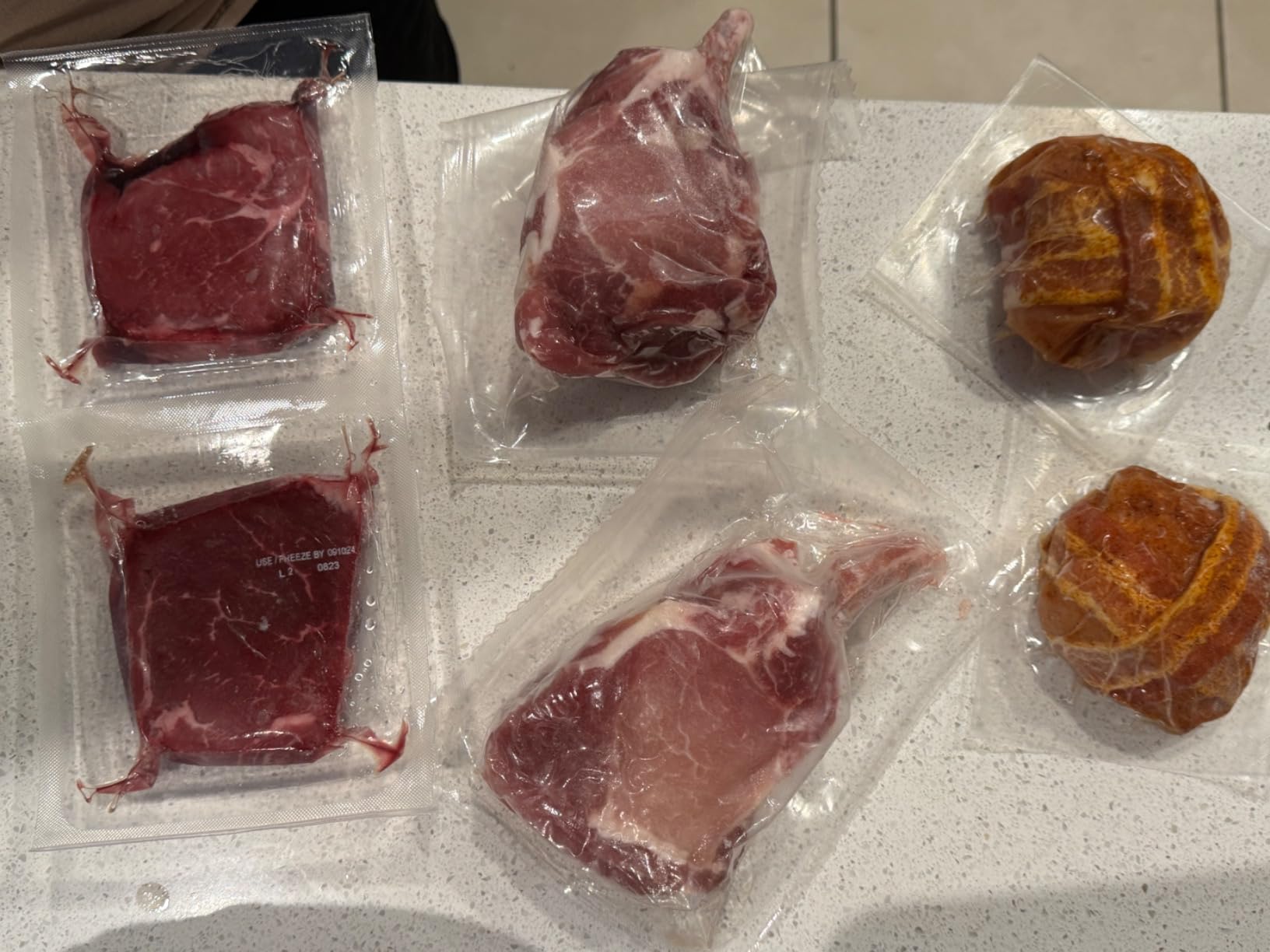 Grumpy Butcher 8 Steaks Full House Set - 4 Top Sirloin, 2 Ribeye Steaks & 2 Filet Mignon - USDA Prime or Upper Third Angus Choice - Steakhouse Quality Meat With Food Gifts Box Option customer photo 2