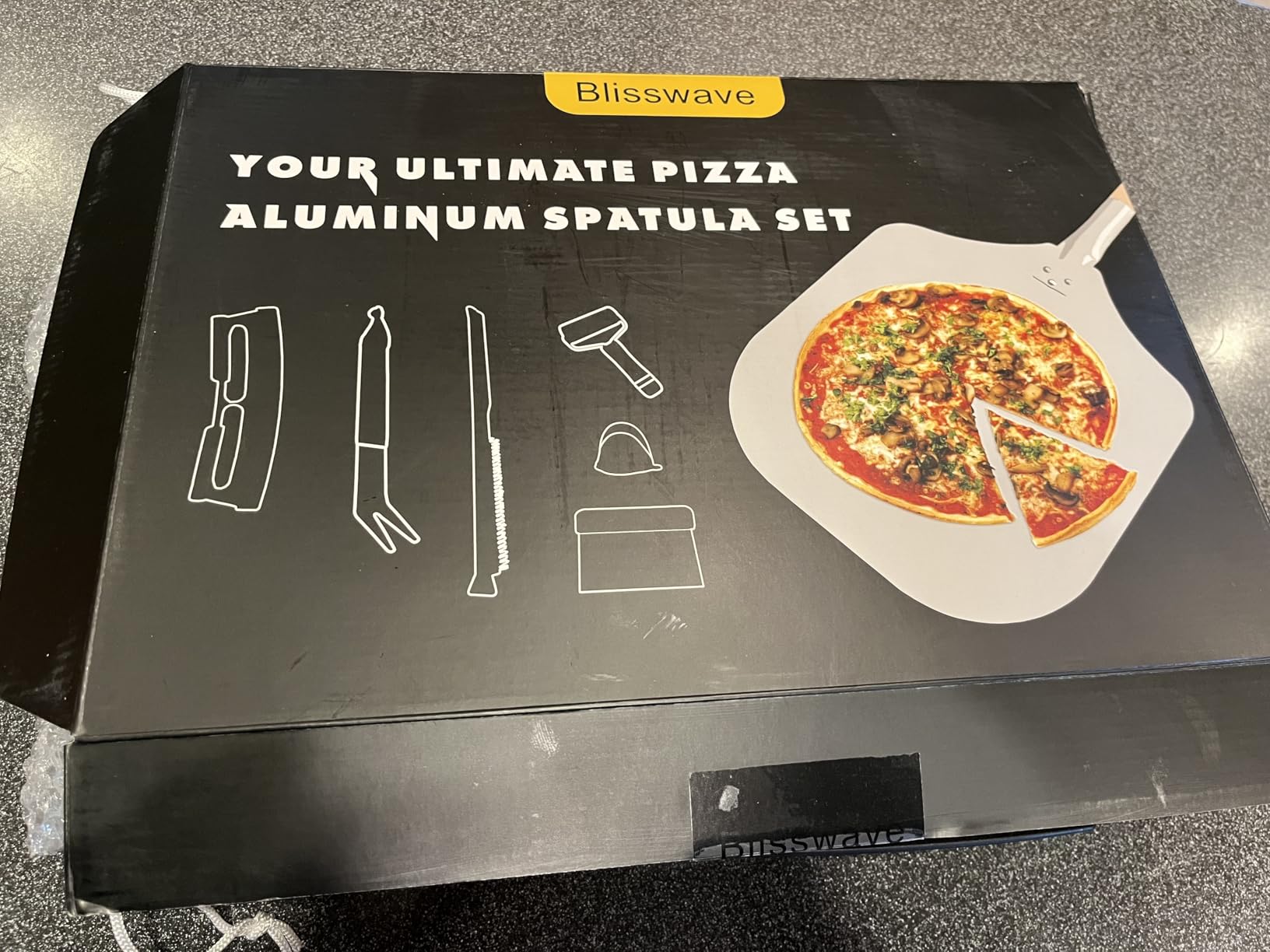 7PCS Pizza Oven Accessories Kit with Pizza Peel, Brush, Bubble Popper, Rocker Cutter customer photo 2