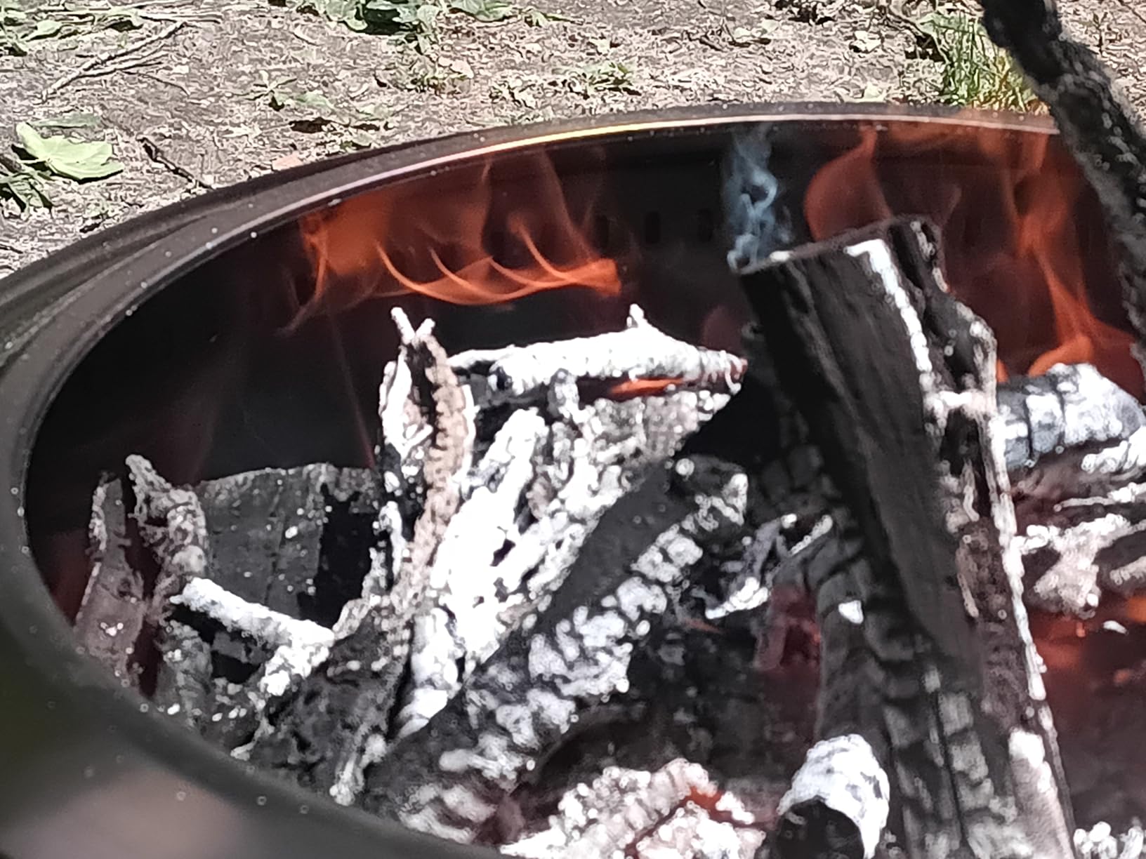 OutVue 27 Inch Stainless Steel Smokeless Fire Pit with Vertical Hole Design customer photo 2