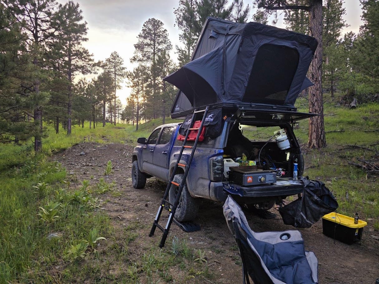 Rooftop Tent Hard Shell,Car Truck Bed Tent for Camping,Car SUV Jeep Tent Waterproof,Aluminium Alloy RTT Easy Setup-Topoak Stellar (Stellar) customer photo 1