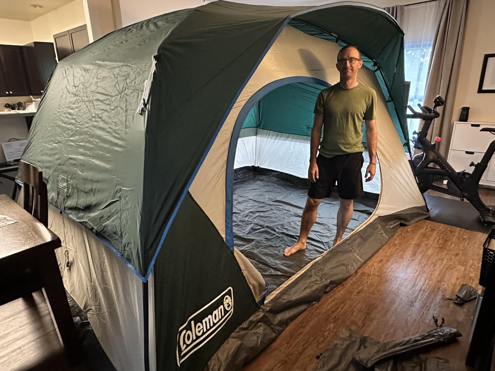 Coleman Skydome Tent with 5 Minute Setup, 2/4/6/8-Person Weatherproof Tent with Rainfly & Carry Bag, 20% More Headroom Than Traditional Canopies customer photo 1