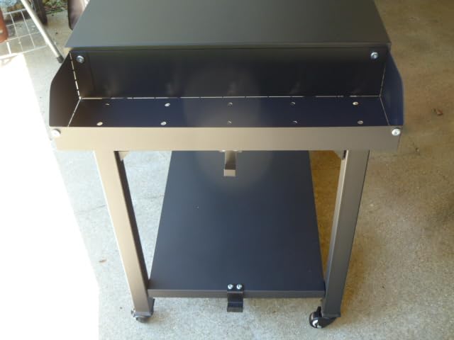 SUNCROWN Outdoor Grill Table with Wheels, Kitchen Cooking Prep Tables Movable BBQ Grill Cart for Garden, Camping, Home Party, Bar, Pizza Oven Table Stand customer photo 2