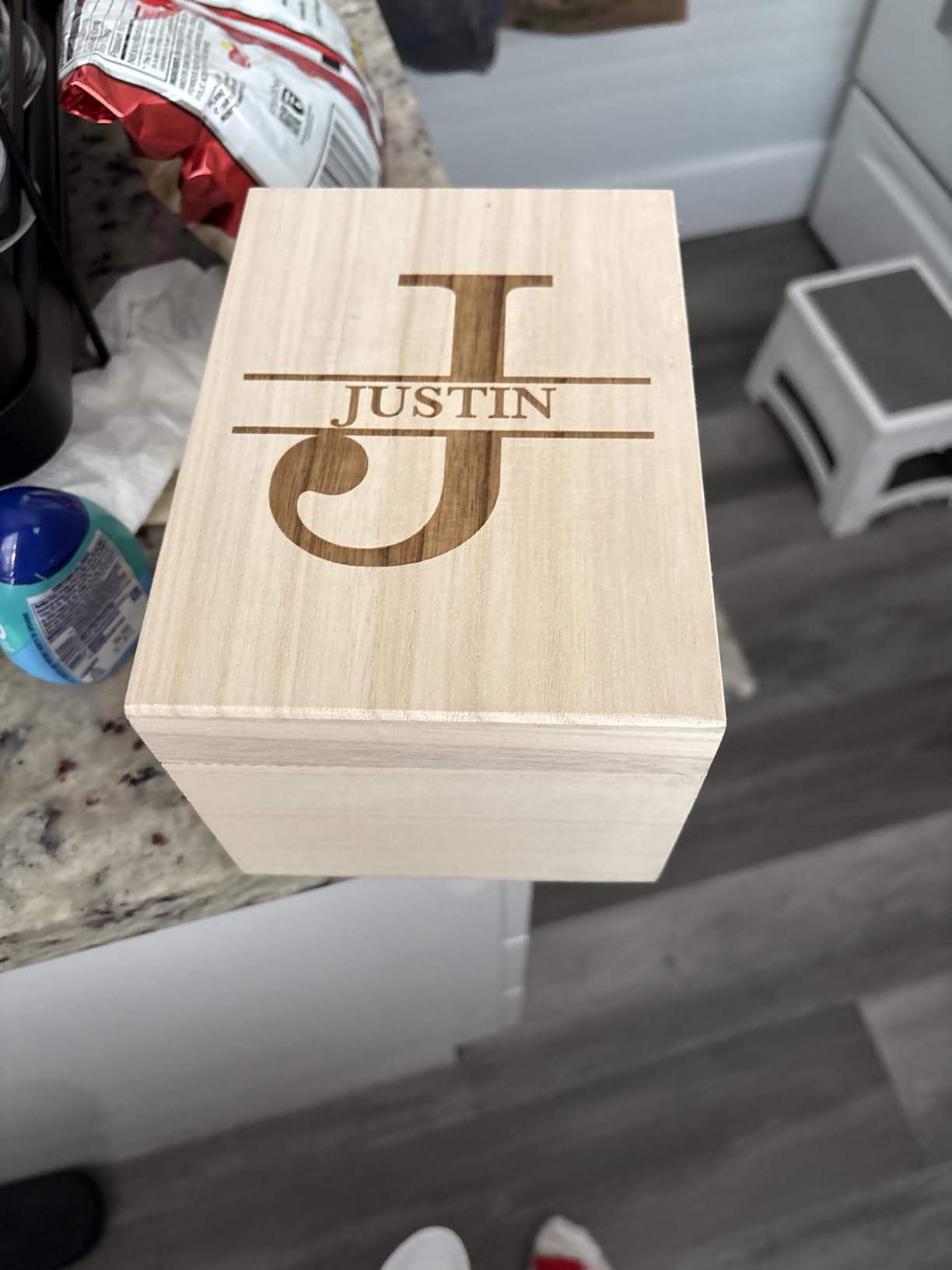 Personalized Groomsmen Whiskey Glass Gift Set - 4 Designs Custom Groomsman Gift - Personalized Wedding Bourbon Cup - 11 oz Engraved Groomsmen Scotch Glass in Wooden Box customer photo 2