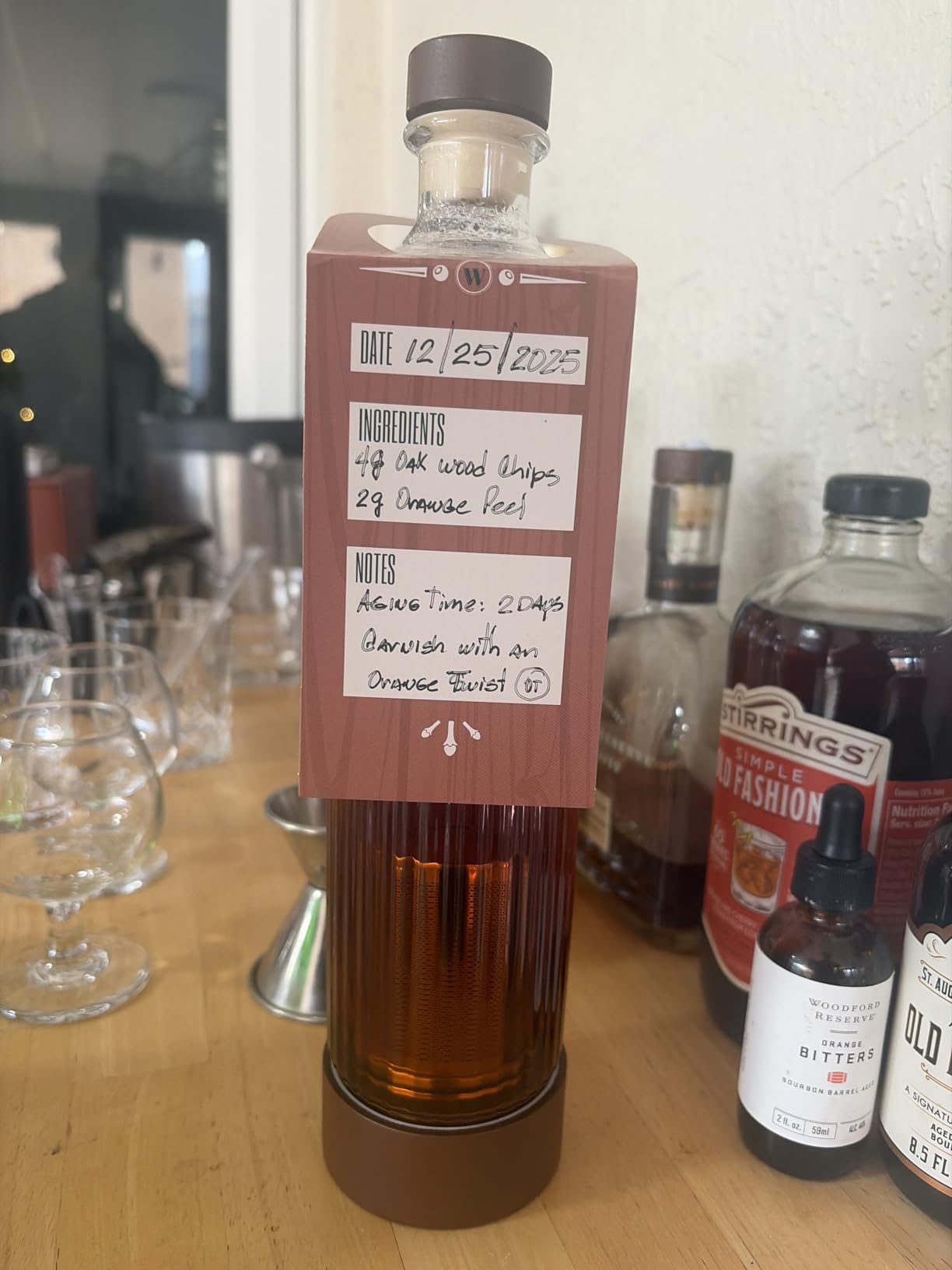 DIY Whiskey Gifts for Men - Infusion Kit & Whiskey Decanter Set with Botanicals - Bourbon Gifts for Men, Birthday Gift for Dad & Husband, Cocktail Maker for Christmas & Valentines Day by Whiskify customer photo 1
