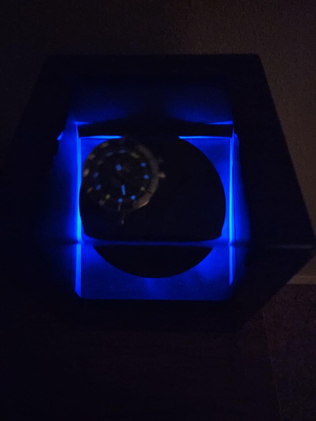 Watch Winder for Automatic Watches Double with Super Quiet Motor Flexible Watch Pillows LED Backlight Wooden 5 Modes Battery or Type-C Adapter customer photo 1