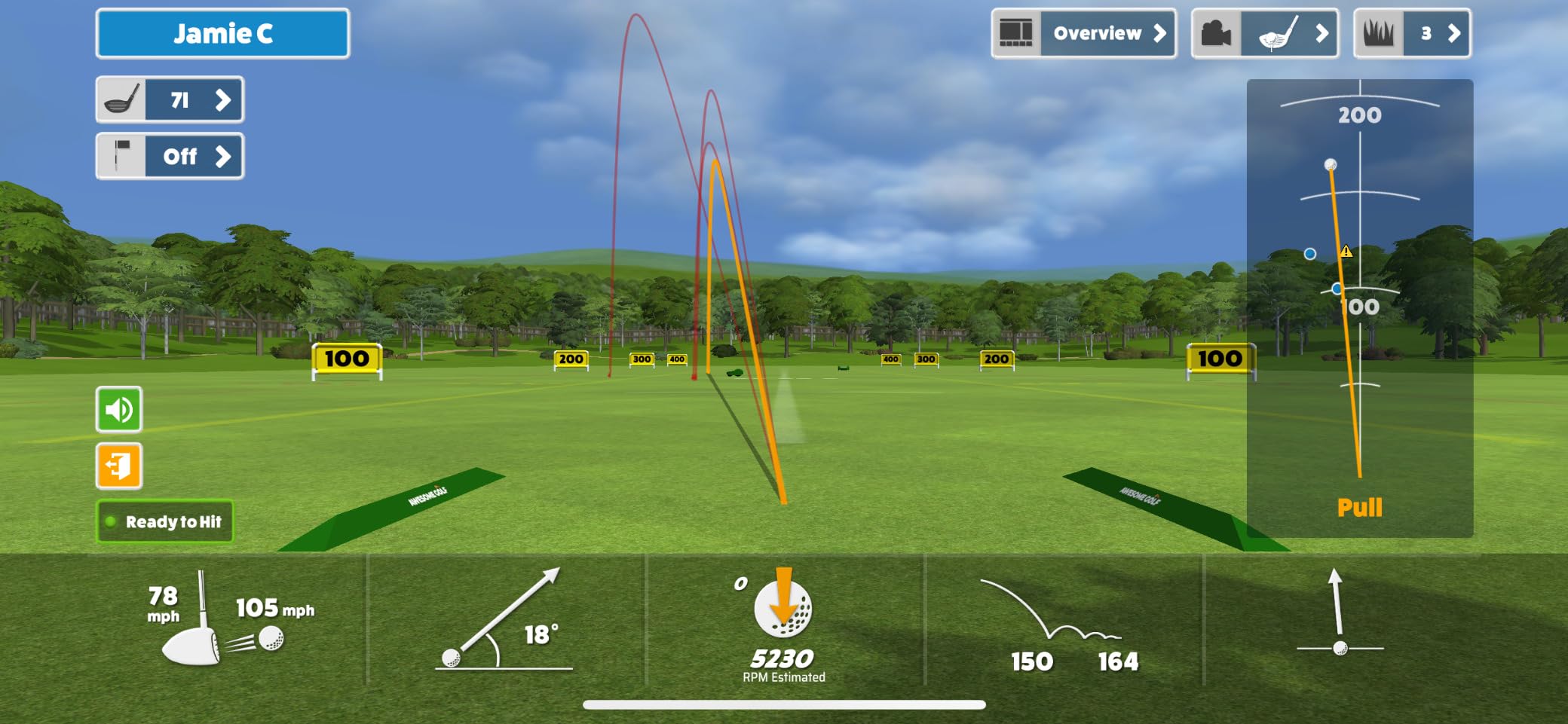 Rapsodo MLM2PRO Launch Monitor Golf Simulator | Swing Trainer & Shot Tracker for Home & Driving Range | Golf Training Aid (3 ProV1 Balls) customer photo 2
