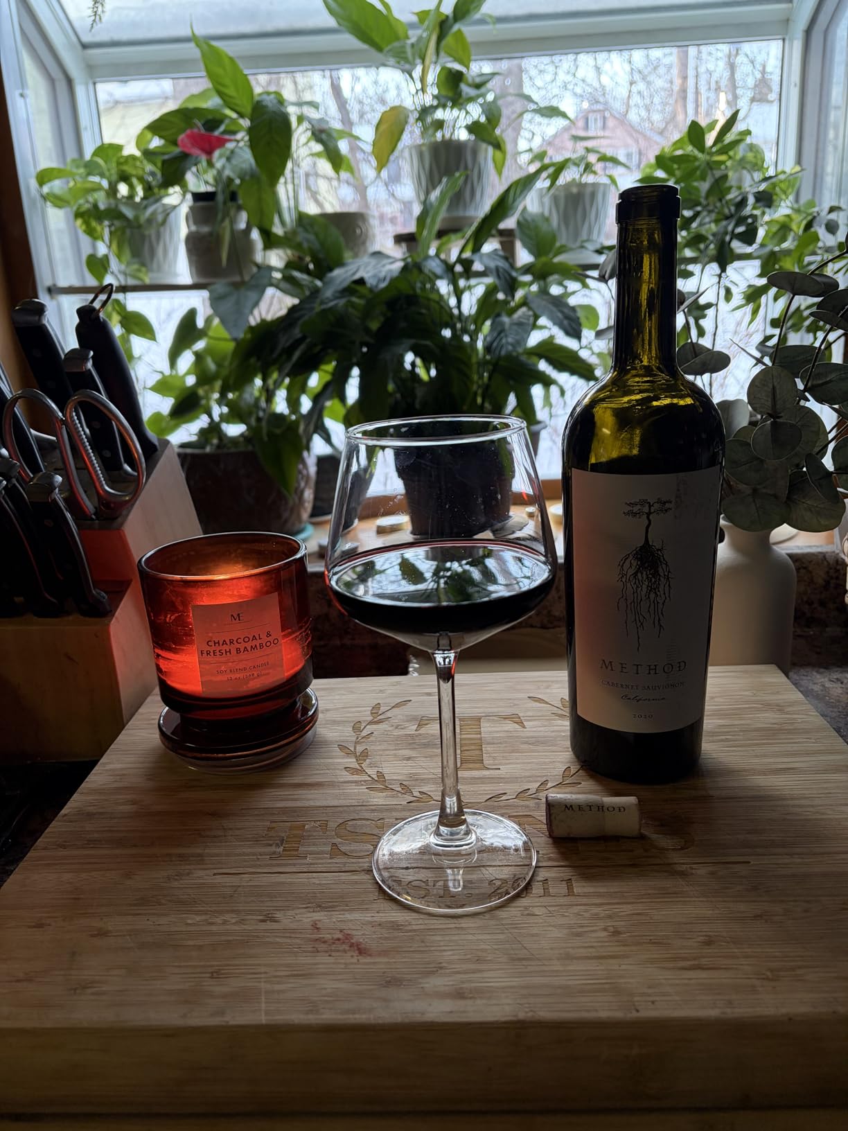 Amazon Basics Stemless Red Wine Glasses, 18 oz., Dishwasher-Safe, 4-Piece Set customer photo 2