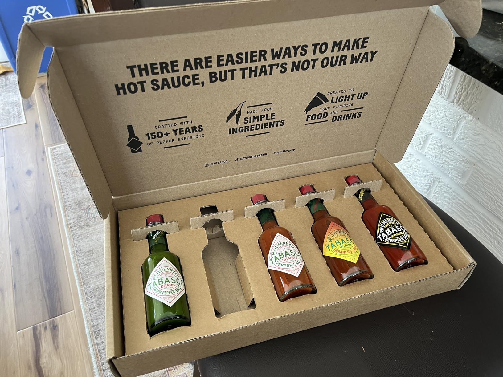 TABASCO Brand Hot Sauce Variety Pack, Gift Set Includes Five Different 5 Fl Oz Tabasco Hot Sauce Flavors, Perfect for Eggs, Pizza, Tacos, and More, 25 Fl Oz (Pack of 5) customer photo 2