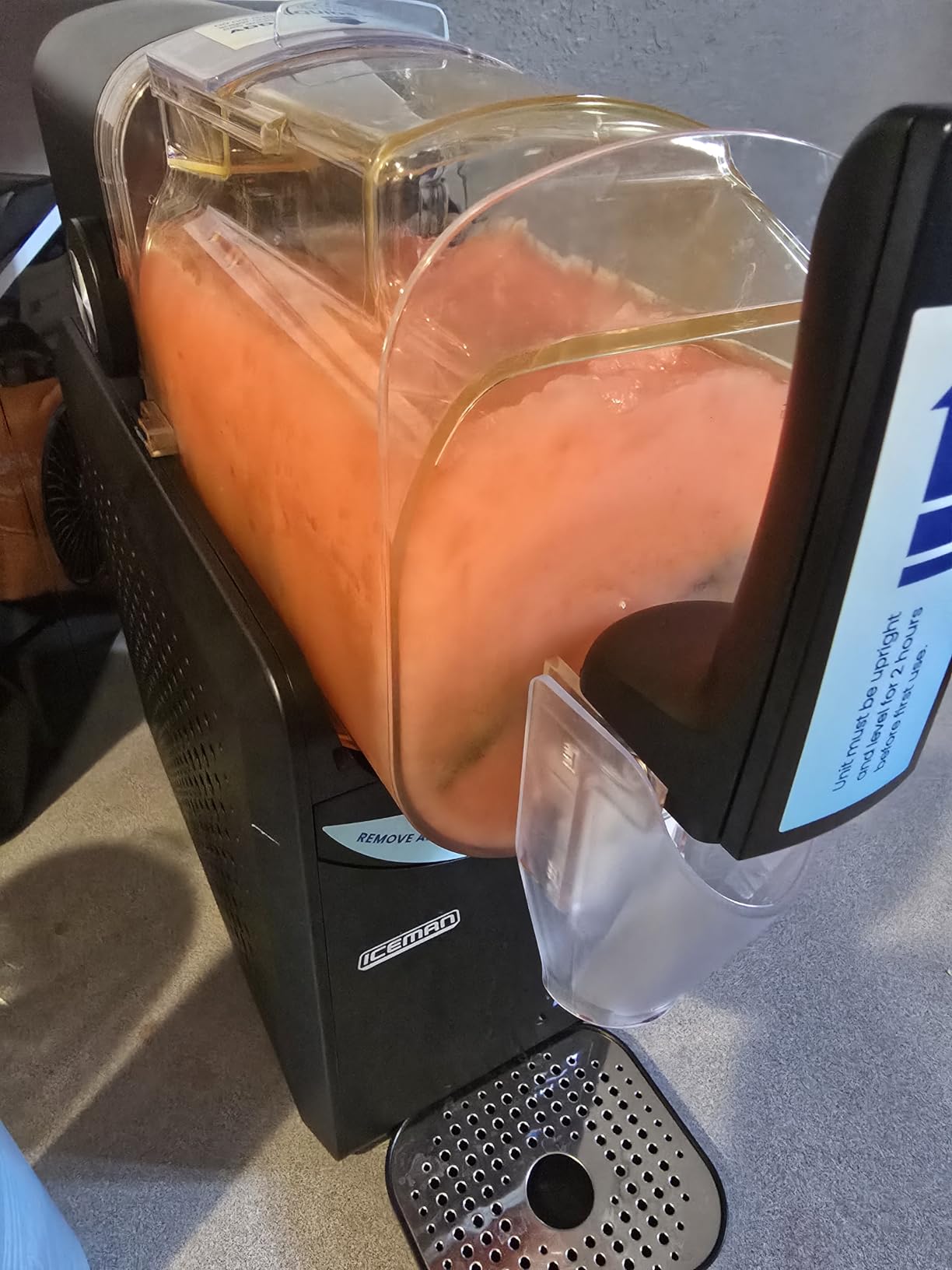 Iceman by Chefman Slush-Ease MAX 90oz Slushie Machine, 64oz Liquid Capacity Frozen Drink Maker & Slushy Machine with 5 Presets and LED Display, Perfect for Frozen Margaritas, Frappes, Smoothies customer photo 1