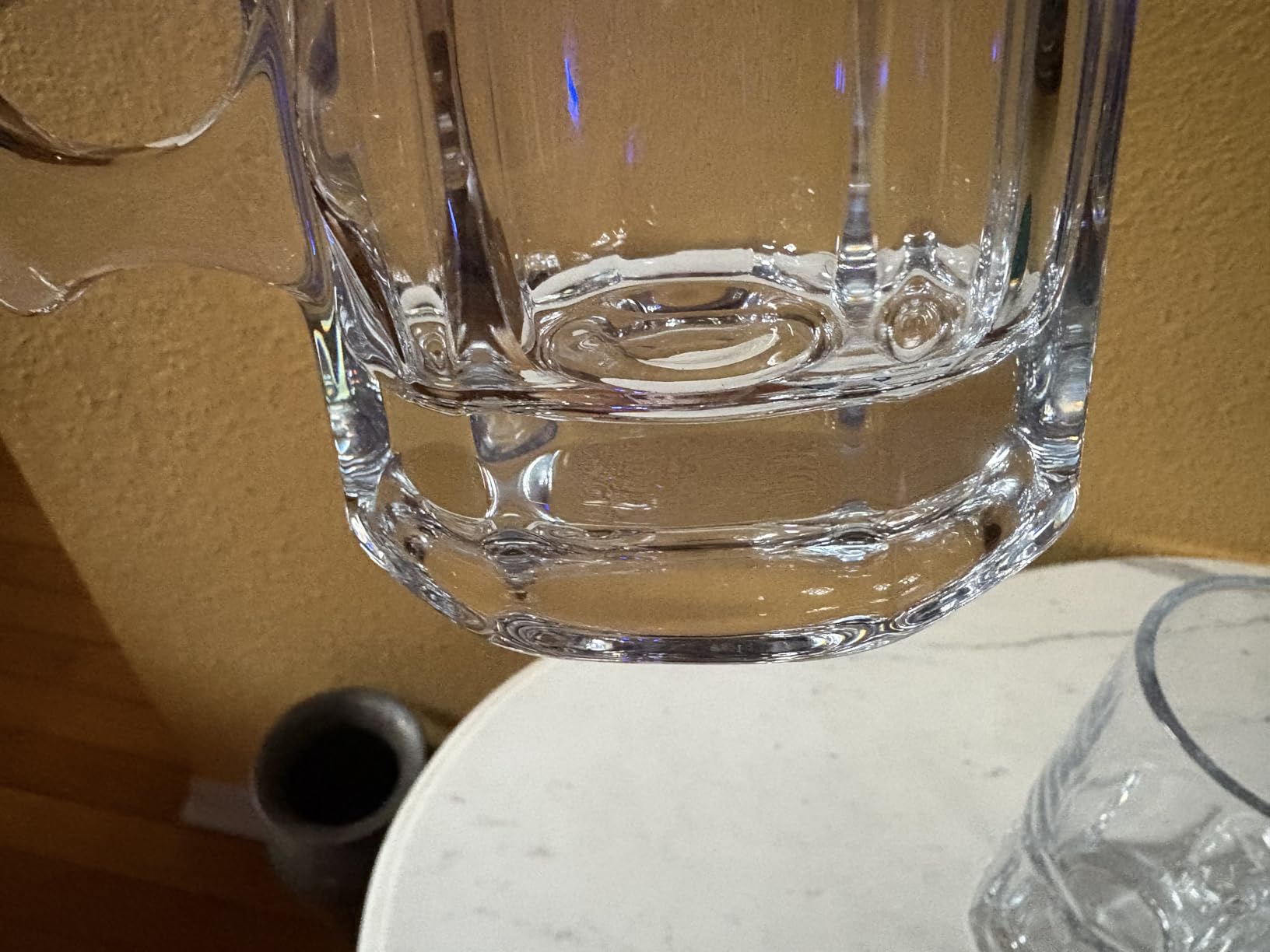 34fl.oz/1L Large Heavy Glass Beer Mug Set of 2 with Handle customer photo 1