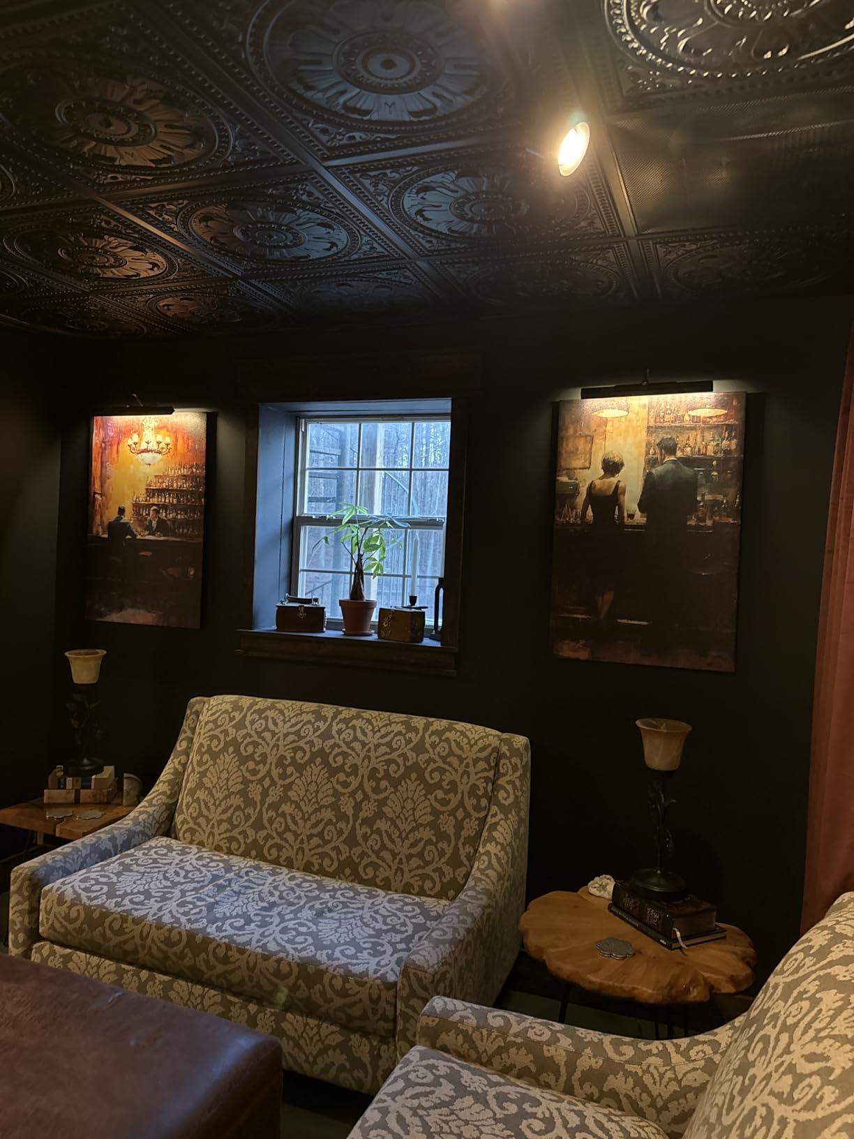 CIDLNMY Prohibition Speakeasy Canvas Wall Art, Vintage 1920's Nightlife Poster, Cocktail Bar Lounge Wall Art Ready To Hang Aesthetic Room Decor (Speakeasy-4, 16x24 inch) customer photo 1