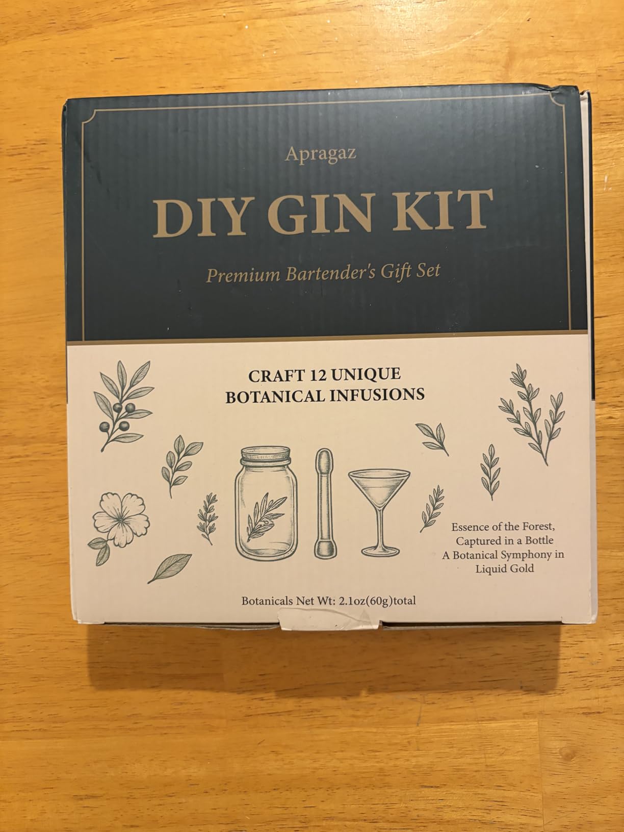Gin Making Kit, DIY Gin Infusion Kit with 12 Botanicals and Recipe Guide, Make Your Own Flavored Gins, Gifts for Valentine's Day, Mother's & Father's day, Birthday Gifts for Women Men customer photo 1