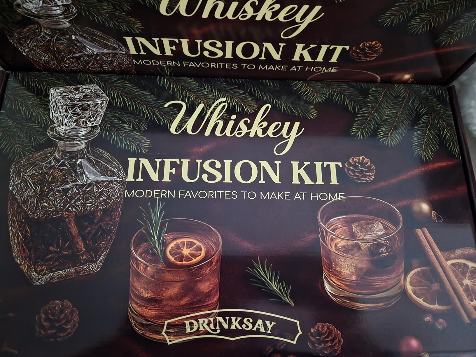 Whiskey Infusion Kit & Whiskey Making Kit - DIY Bourbon, Cocktail, Tequila Alcohol Gift Set with 12 Natural Botanicals, Craft Your Own Flavored Spirits, Whiskey Gifts for Men, Home Bar, Birthday Presents customer photo 1