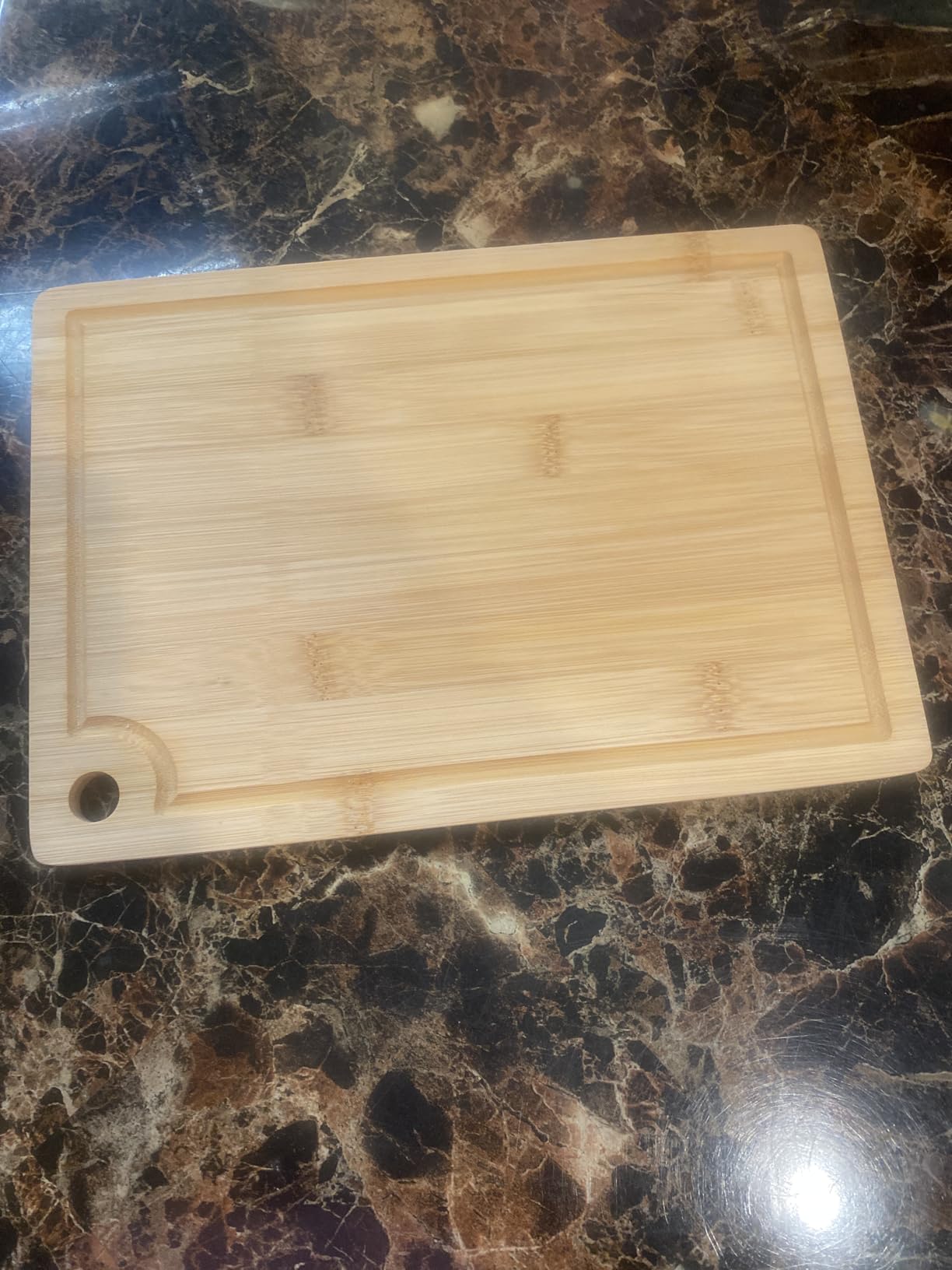 Small Acacia Wood Cutting Board with Juice Groove (10