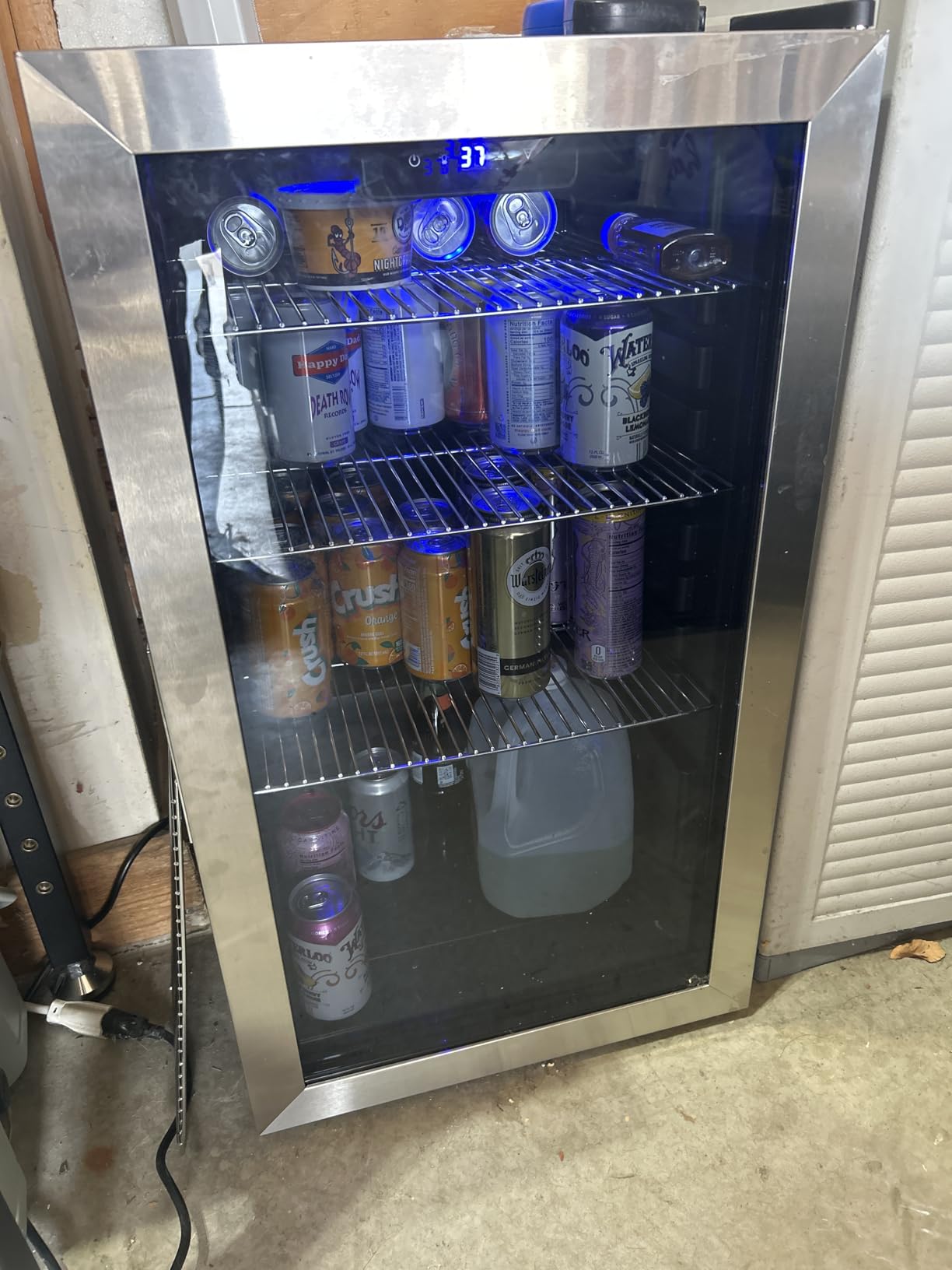 Wine Fridge Freestanding, 15 Inch Wine Cooler Under Counter, 28 Bottle Built-in Dual Zone Wine Refrigerator with Stainless Steel Reversible Door for Home and Kitchen customer photo 1