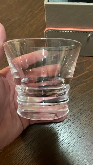 Edo Tokyo Kiriko Style Whiskey Glass - Handmade Crystal Tumbler for Bourbon, Scotch & Cocktails | Cut Glass Design, 8.5Oz | Japanese Old Fashioned Glass, Gift for Men&Women customer photo 1