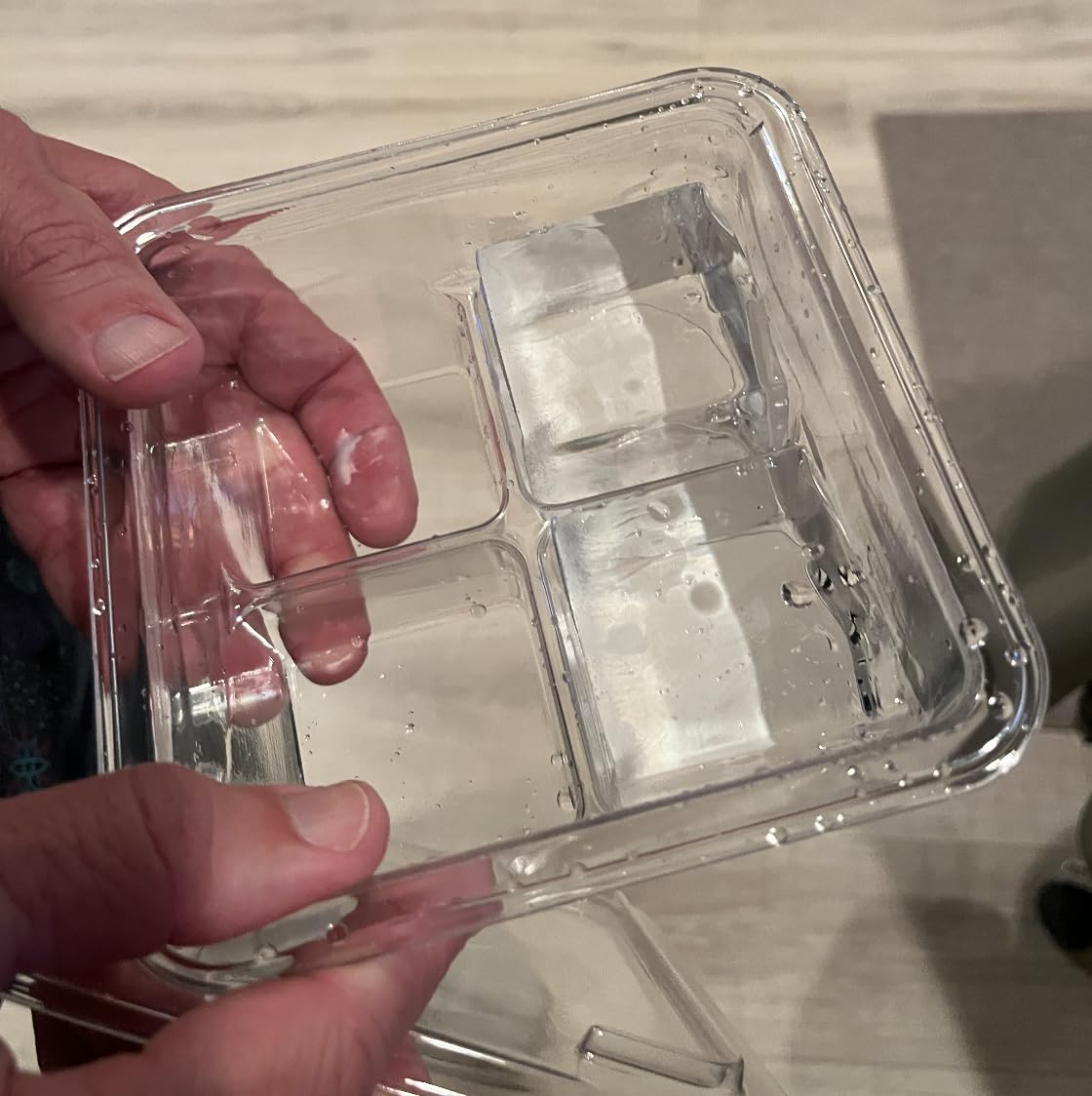 Klaris Mini - Clear Ice Cube Maker - Makes 2 Large, 2 Inch Crystal Clear Ice Cubes in 8 to 10 Hours - Creates Slow Melting Ice for Cocktails, Whiskey & Bourbon customer photo 2