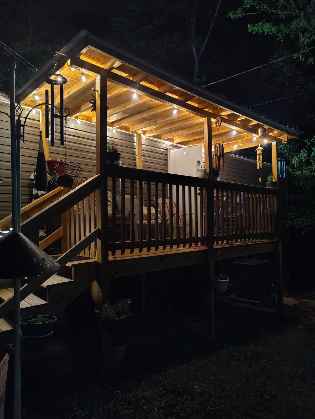VIPAR Outdoor String Lights, 100FT 52 ST38 Bulbs Patio Lights Outdoor Waterproof, Shatterproof Vintage Edison LED Outside Hanging Light for Backyard, Porch, Garden, Deck, Bistro, 2700K Dimmable customer photo 2