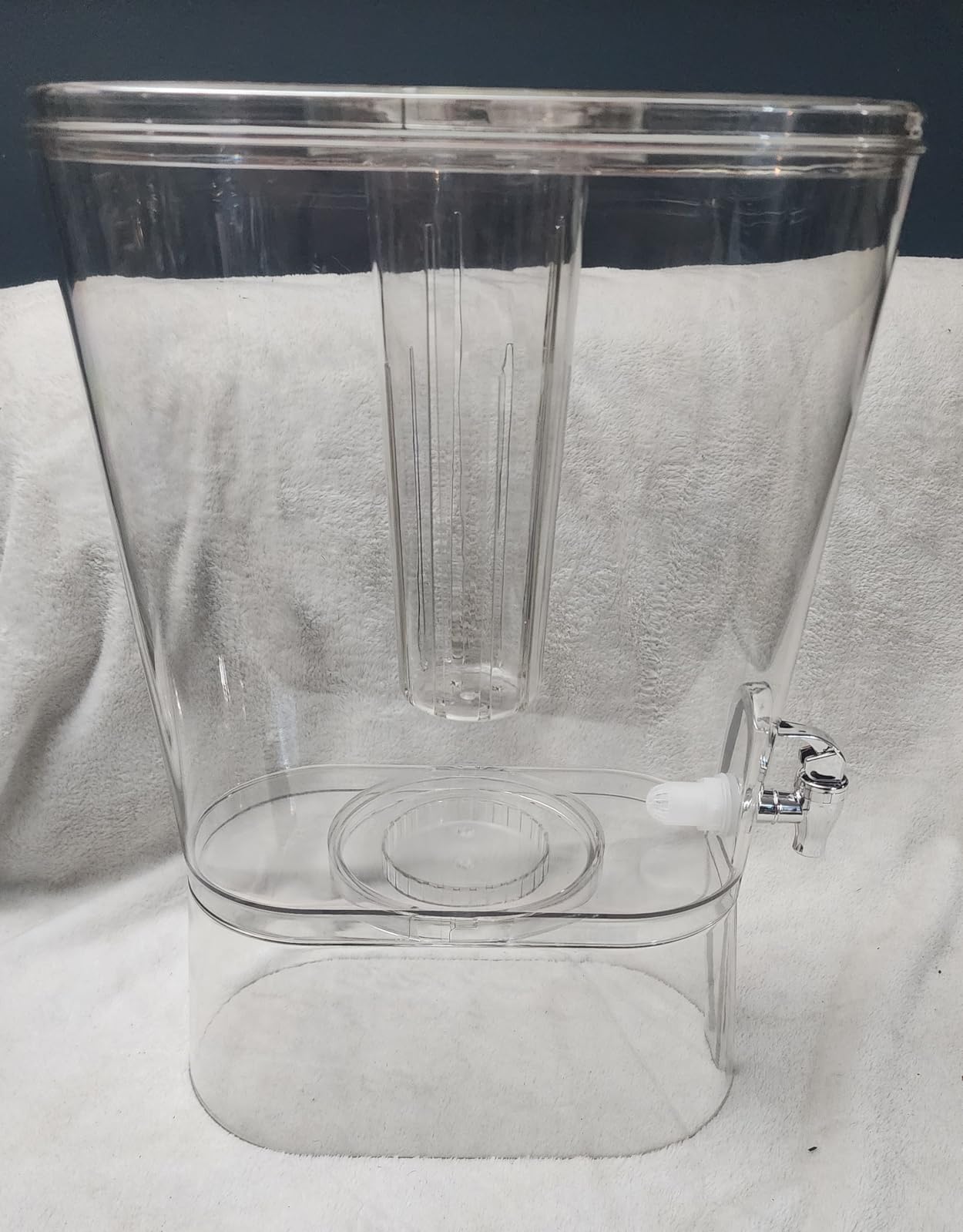 Lifewit 3 Gallon Drink Dispenser for Parties, Large Plastic Beverage Container for Juice/Tea/Soda with Stand & Ice Core, Clear Lemonade Dispenser with Spigot, BPA Free customer photo 1