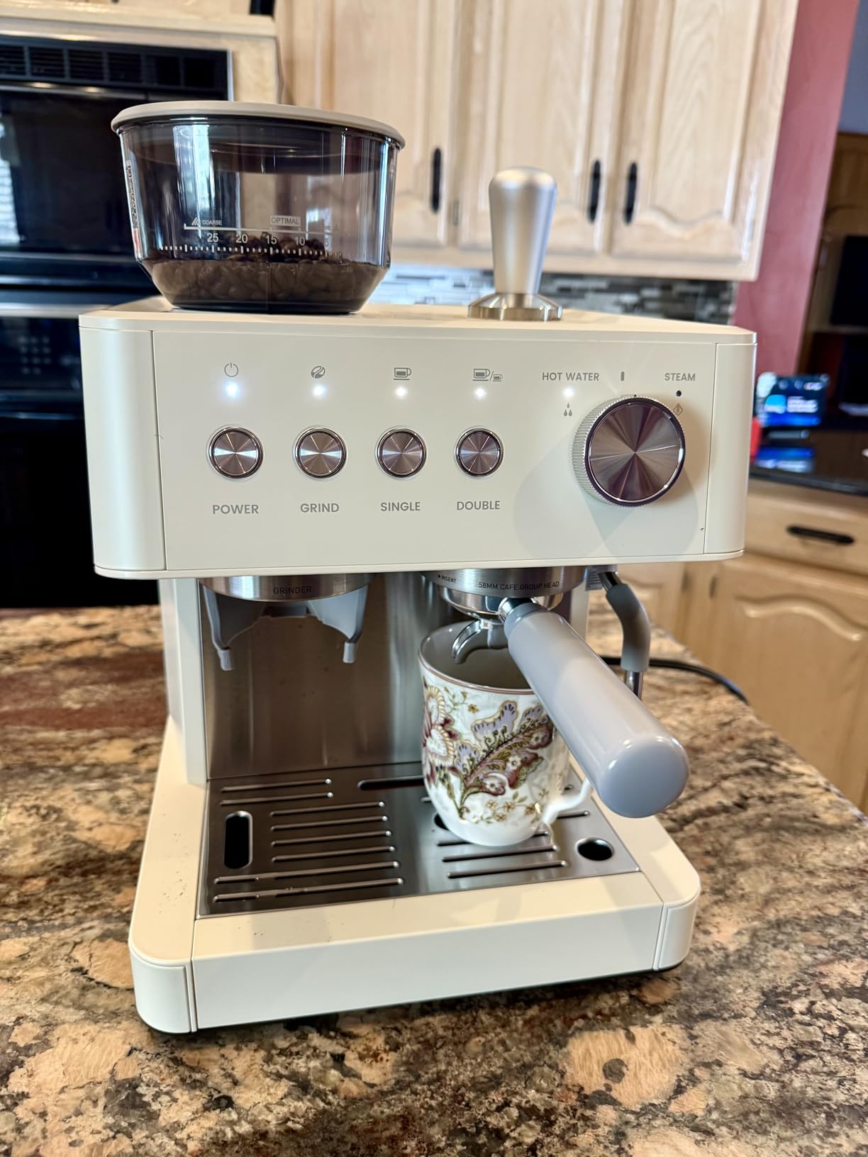 Kndko Dual Boiler Espresso Machine-Simultaneous Coffee & Steam, 20 Bar Espresso Coffee Machines with Grinder, Professional Expresso Coffee Maker for Home, Coffee Shop, Small Cafe customer photo 2