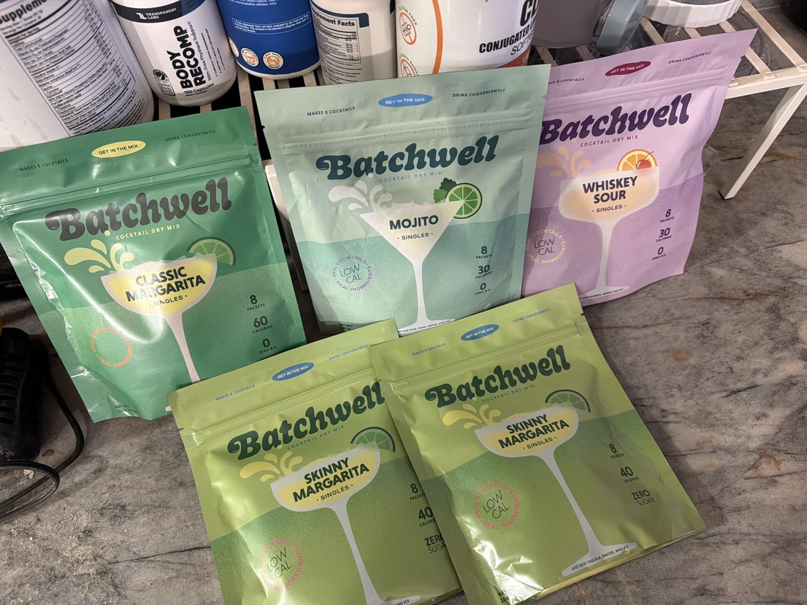 Cocktail Mix & Mocktail Mix Variety Pack - Margarita, Mojito & Whiskey Sour | Drink Mixes for Cocktails & Non-Alcoholic Drinks | Real Ingredients, No Artificial Sweeteners or Preservatives | Batchwell customer photo 2