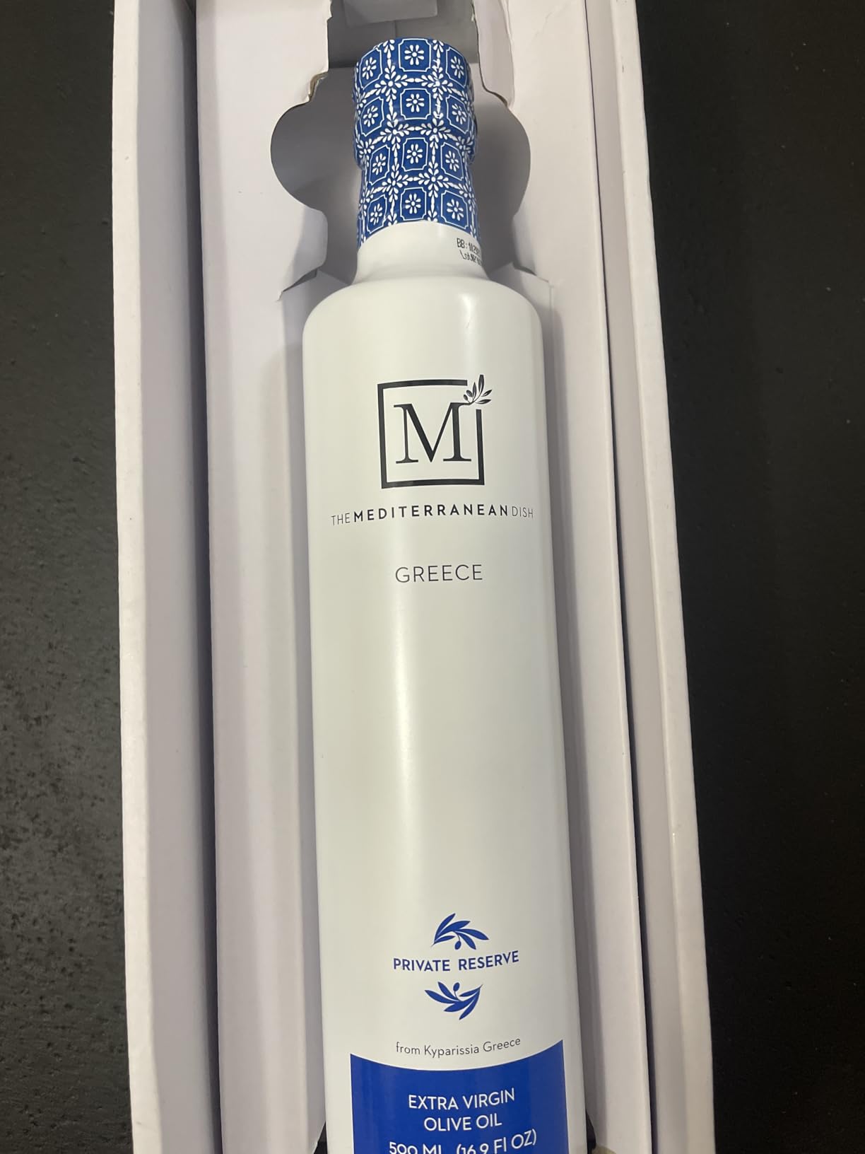 The Mediterranean Dish Mini Olive Oil Sampler Set - Cold Pressed - Gourmet Extra Virgin Olive Oil Gift Set from Greece, Italy, Spain, and California - Chef Essential - Fall Harvest - 100 mL - Set of 4 - Glass Bottle customer photo 1