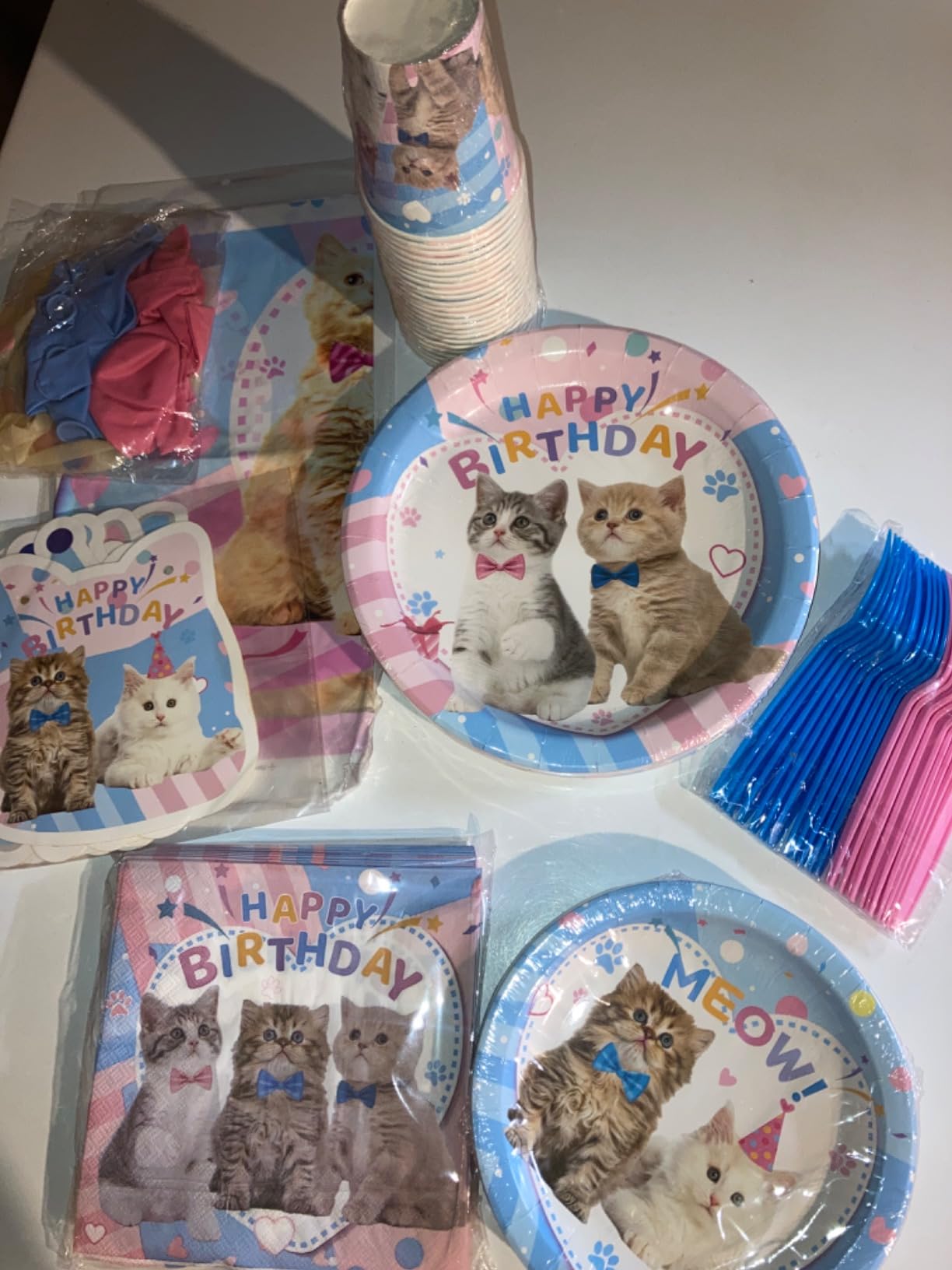 4th of July Party Supplies,115pcs 4th of July Plates and Napkins-Serve 24 Including USA 250th Anniversary Banner Balloons Tablecloth for America 250 Party Patriotic Independence Day Decorations customer photo 1