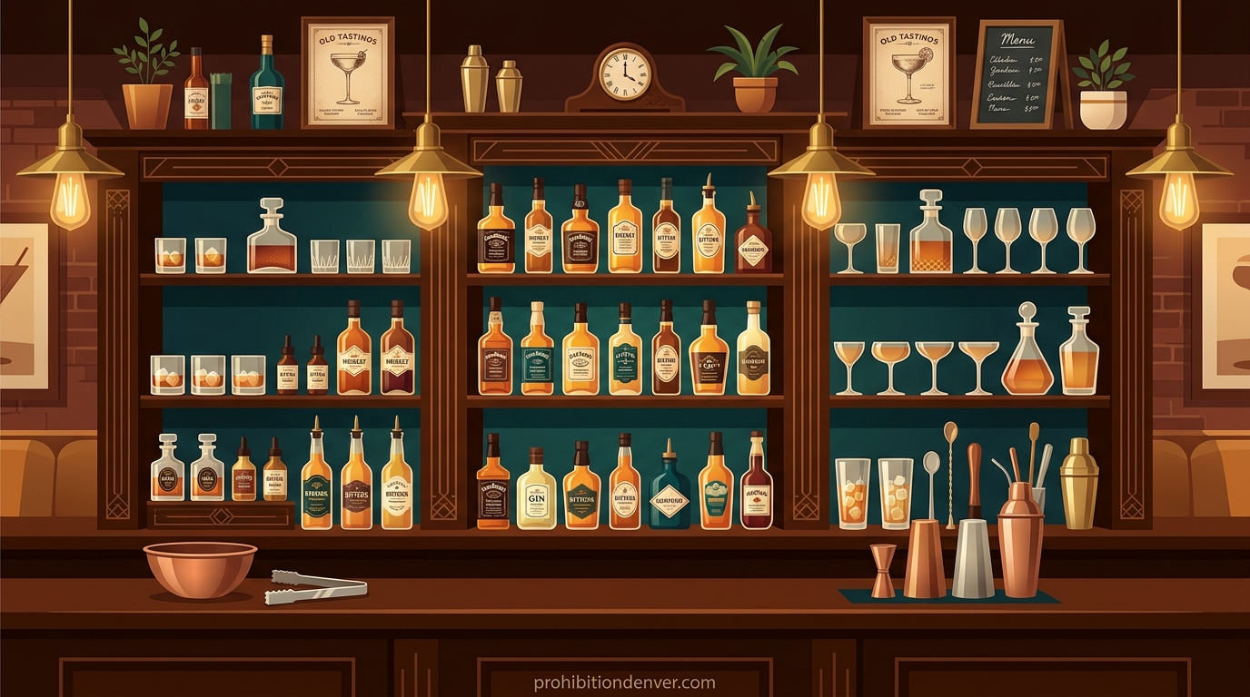 Back Bar Shelves