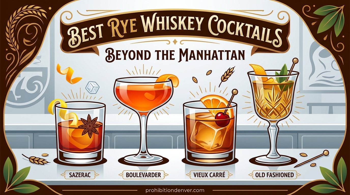 Best Rye Whiskey Cocktails Beyond the Manhattan