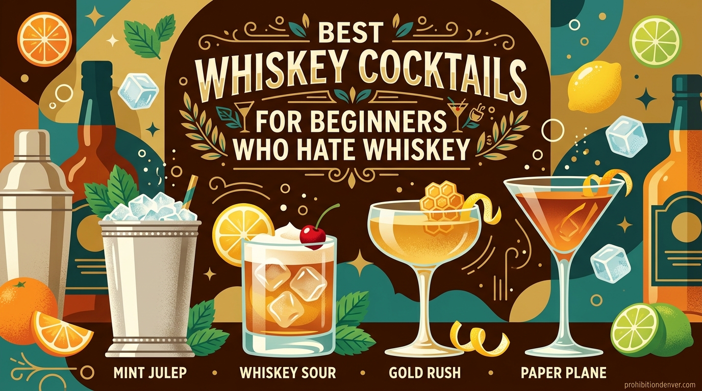 Best Whiskey Cocktails for Beginners Who Hate Whiskey