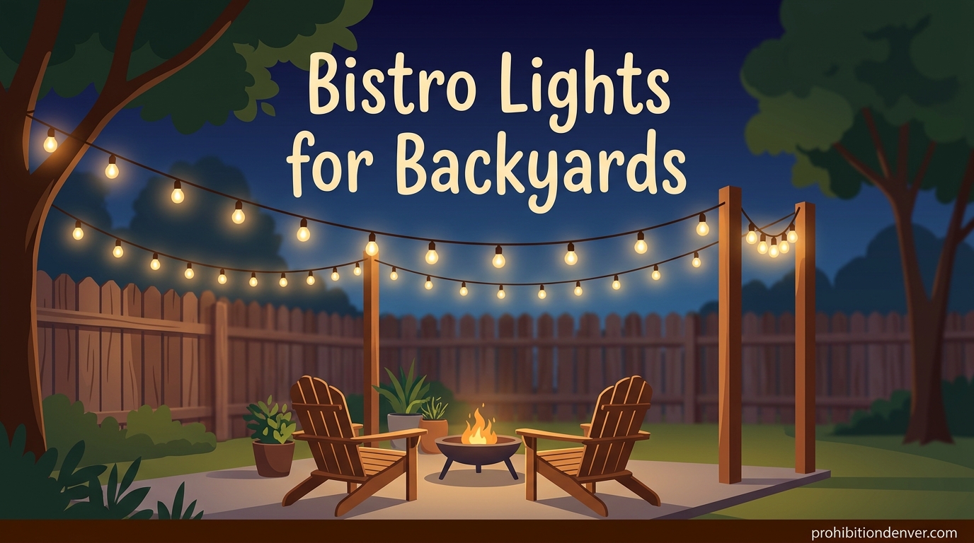 Bistro Lights for Backyards