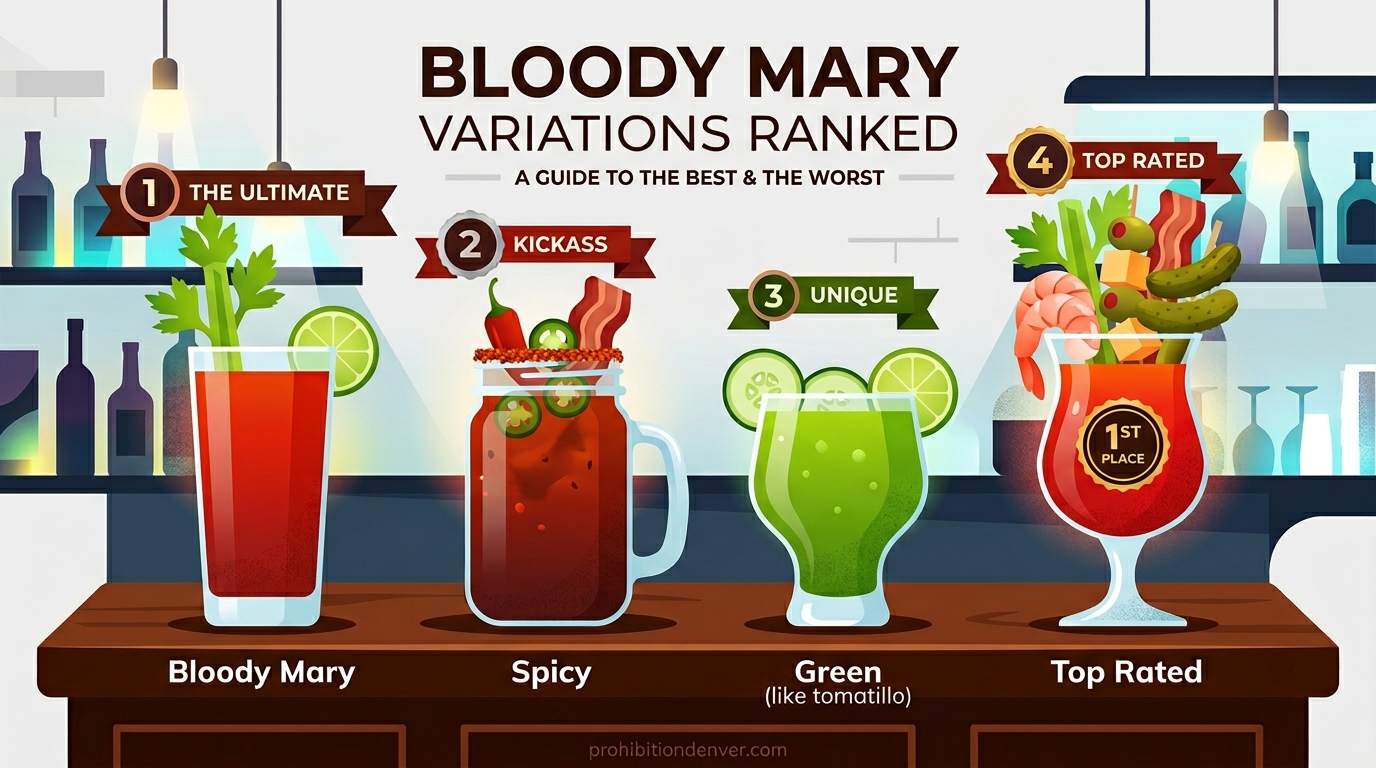 Bloody Mary Variations Ranked