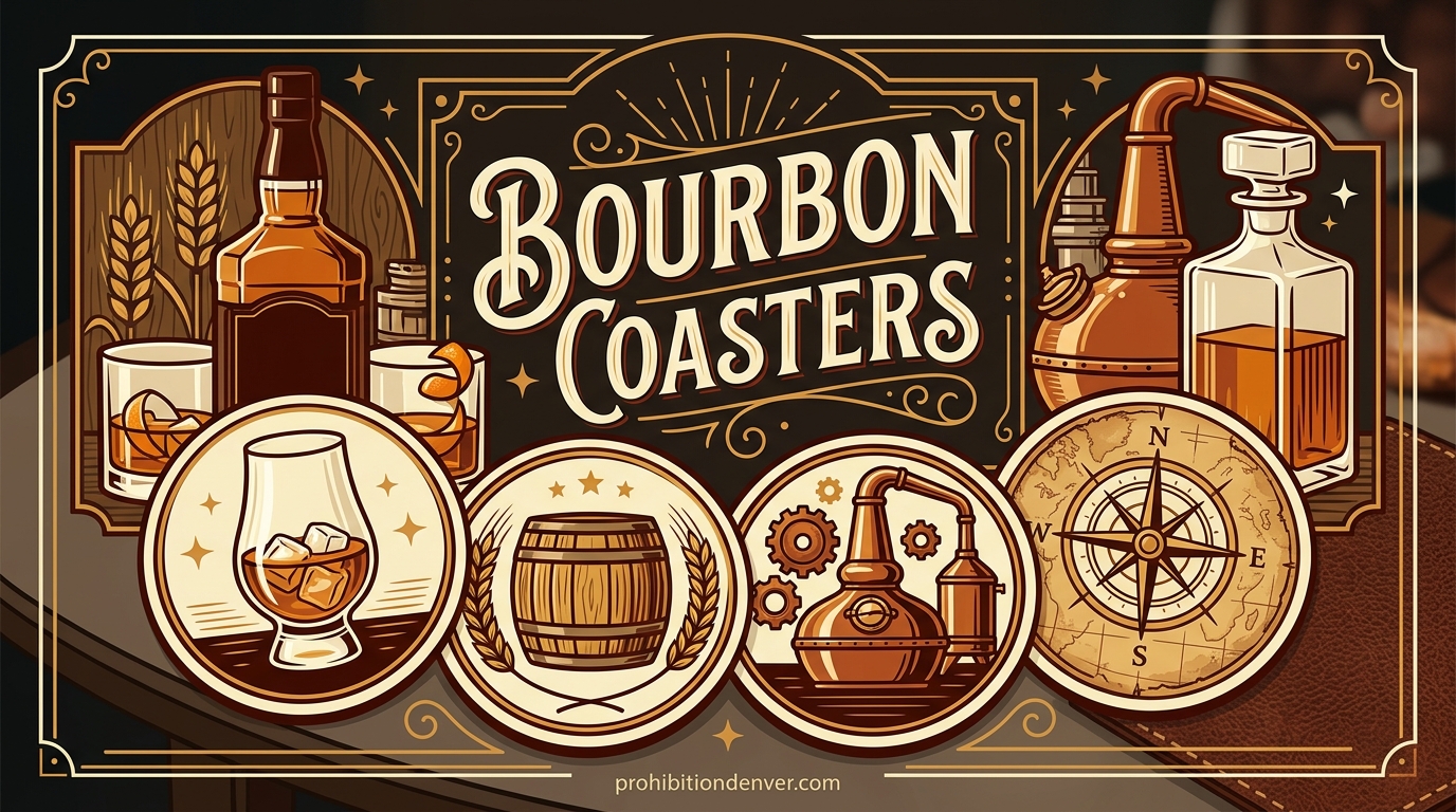 Bourbon Coasters