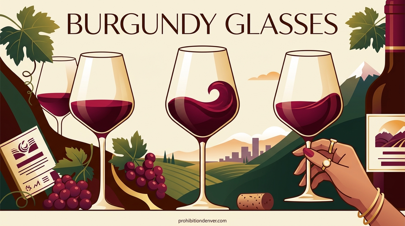 Burgundy Glasses