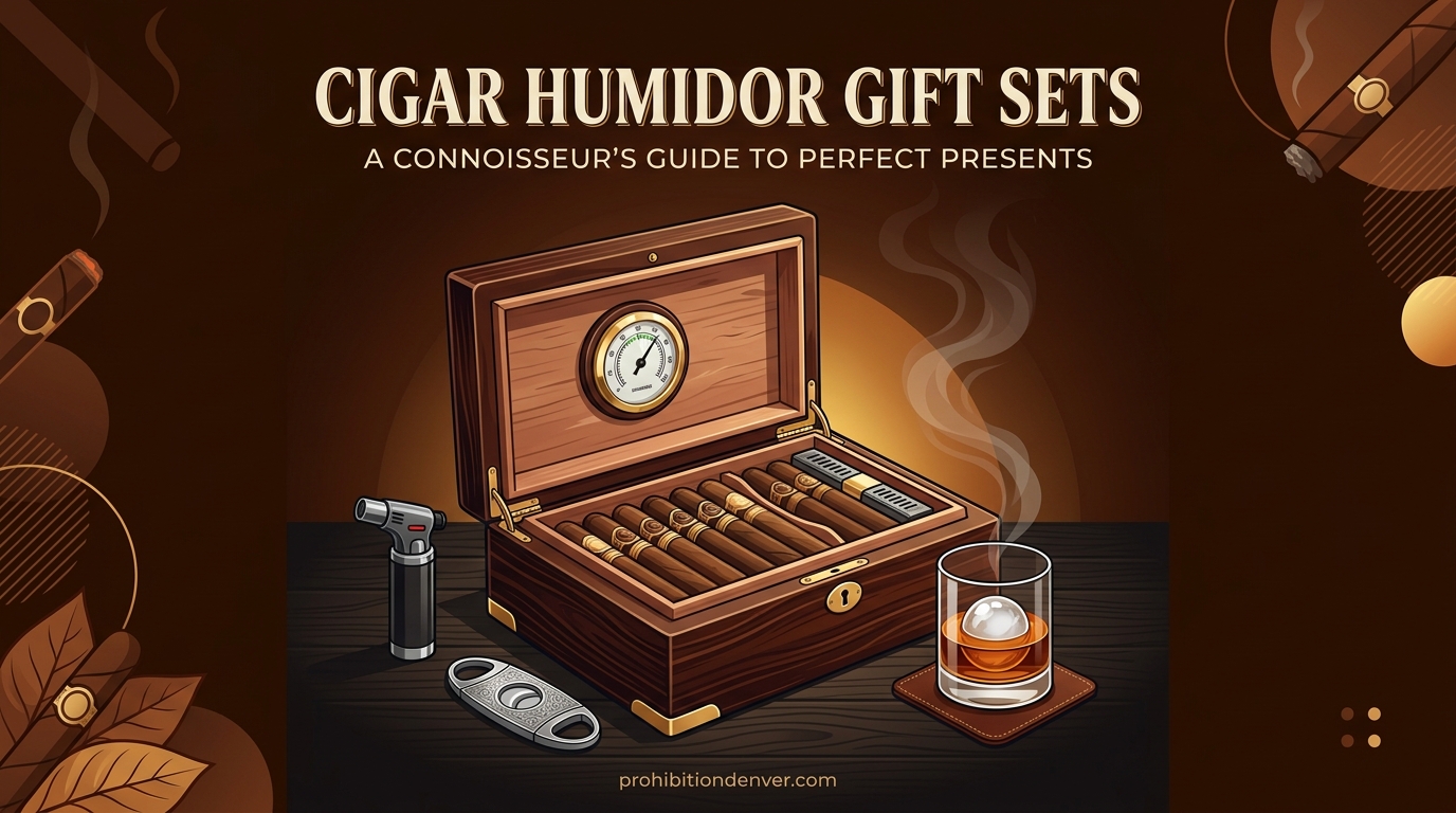 Cigar Humidor Gift Sets