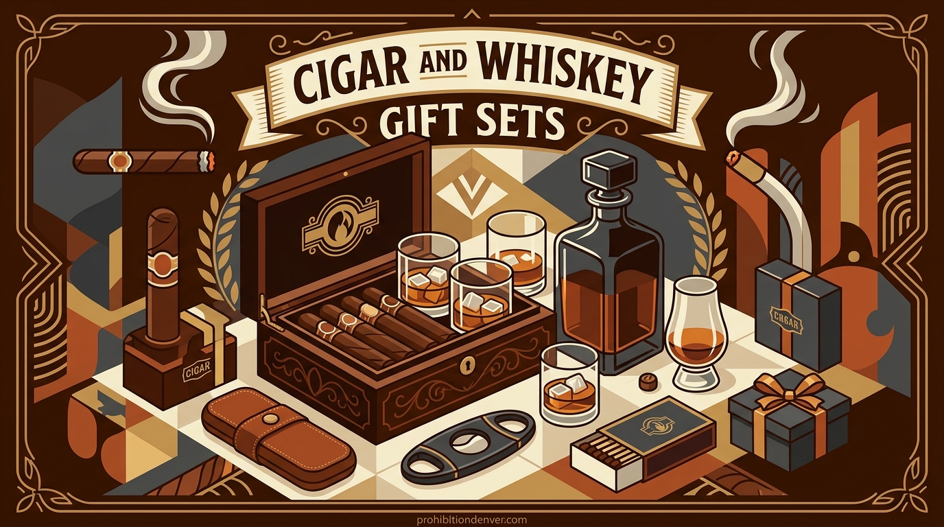 Cigar and Whiskey Gift Sets