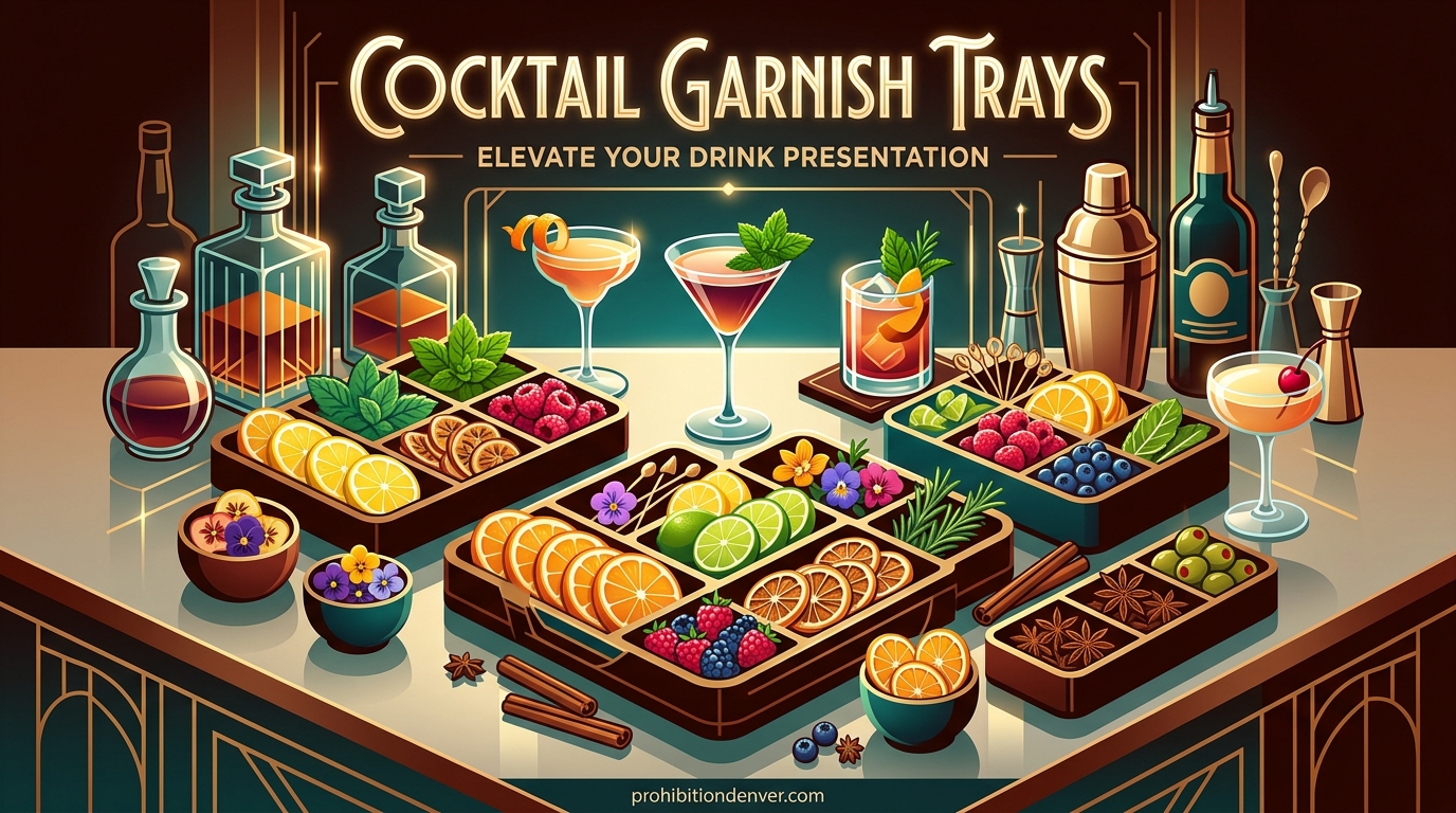 Cocktail Garnish Trays