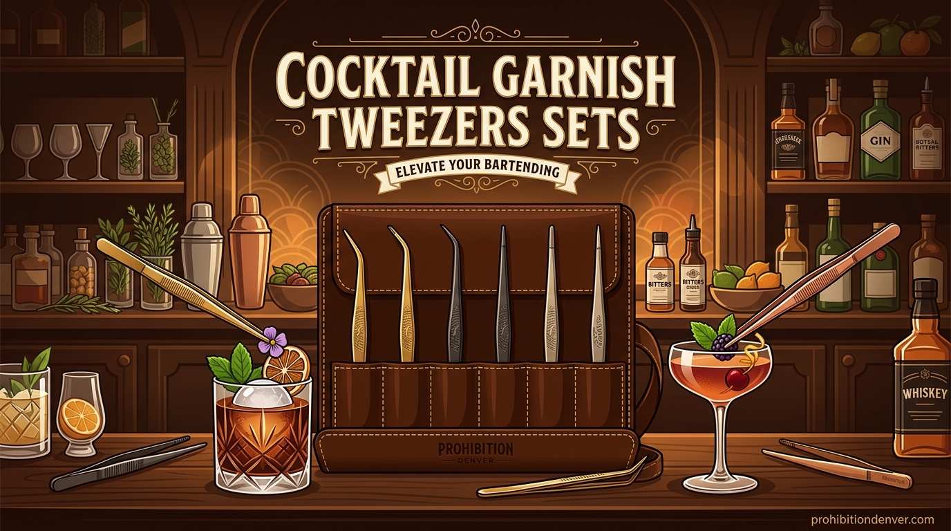 Cocktail Garnish Tweezers Sets