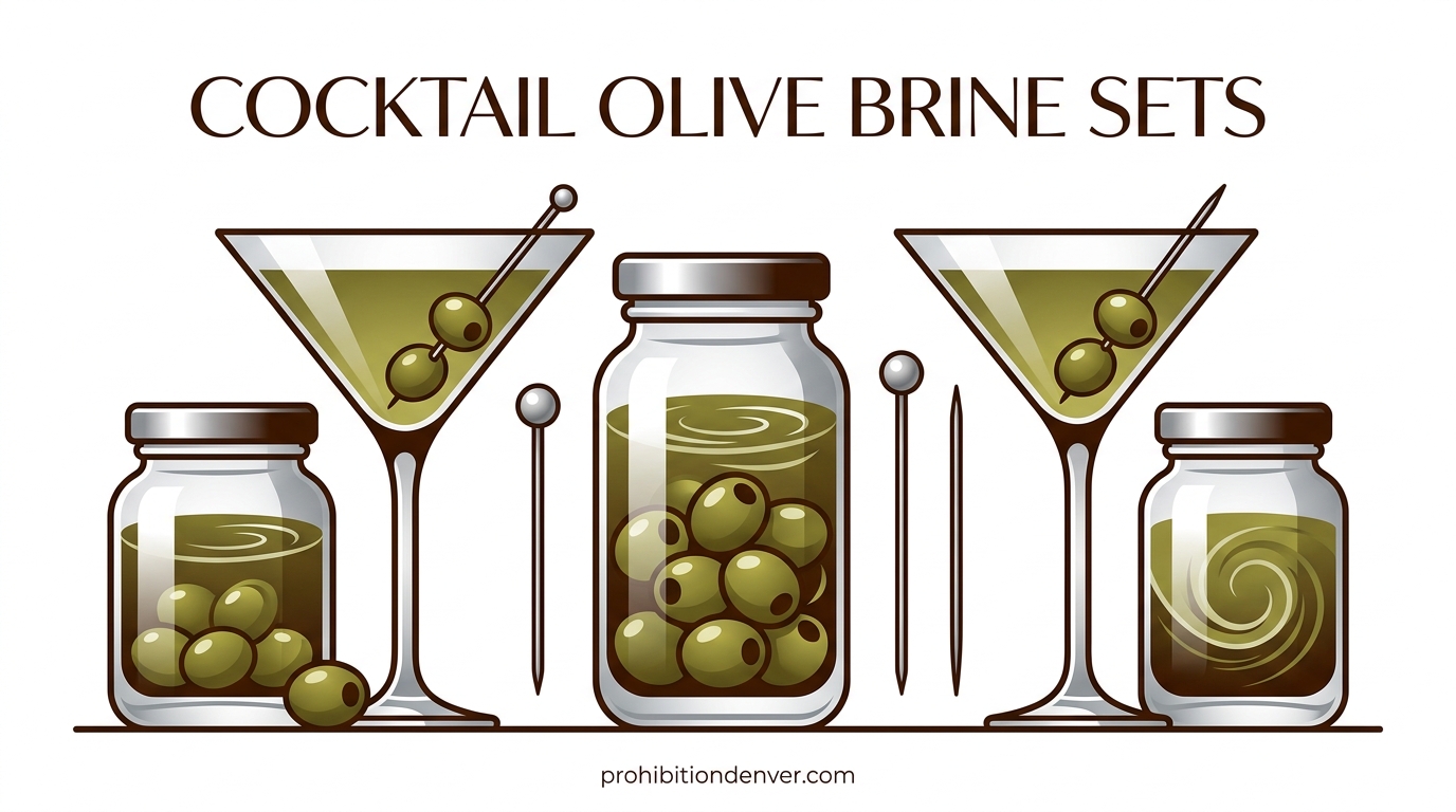 Cocktail Olive Brine Sets
