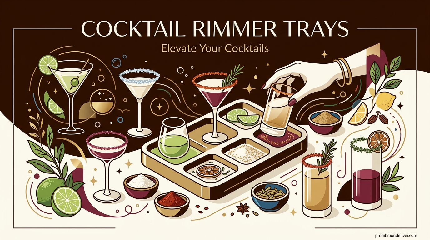 Cocktail Rimmer Trays