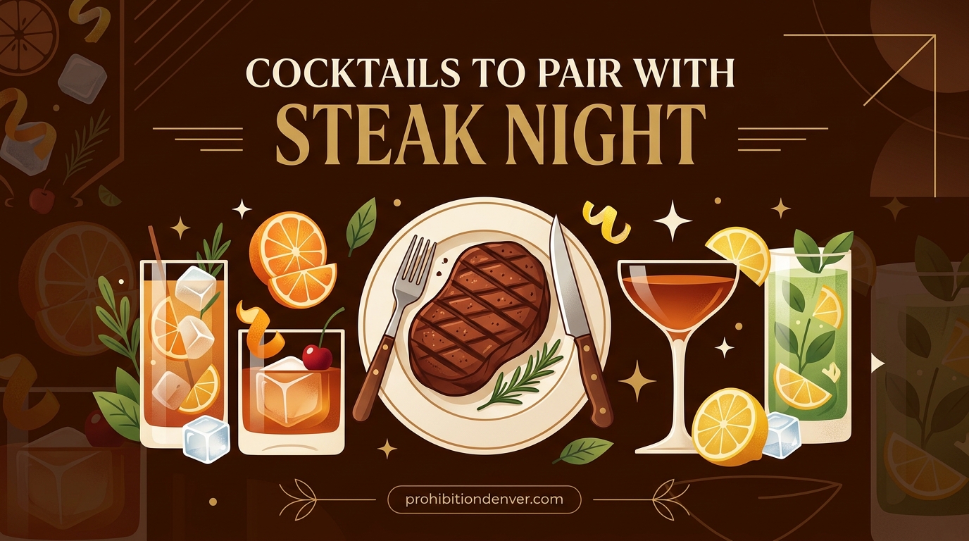 Cocktails to Pair with Steak Night