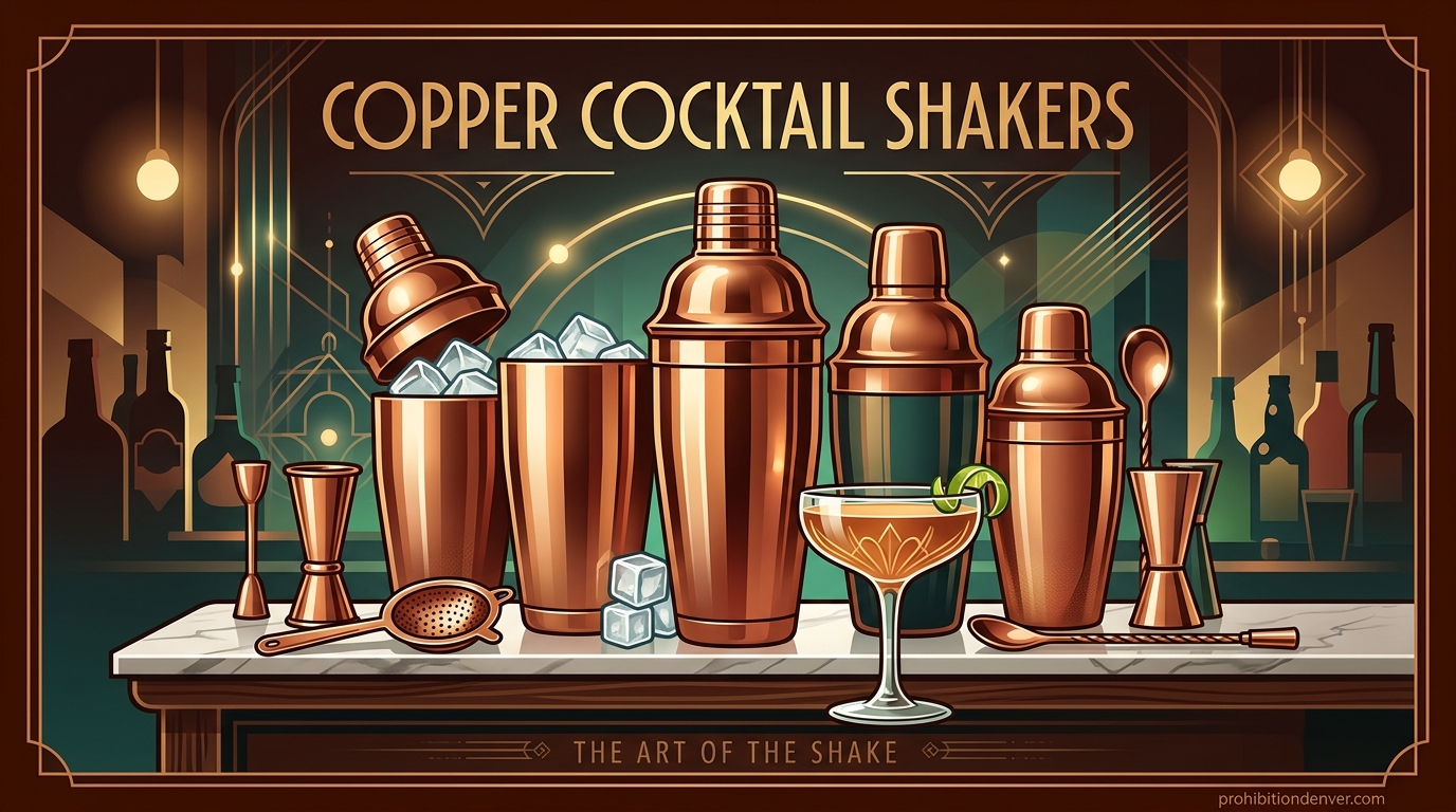 Copper Cocktail Shakers