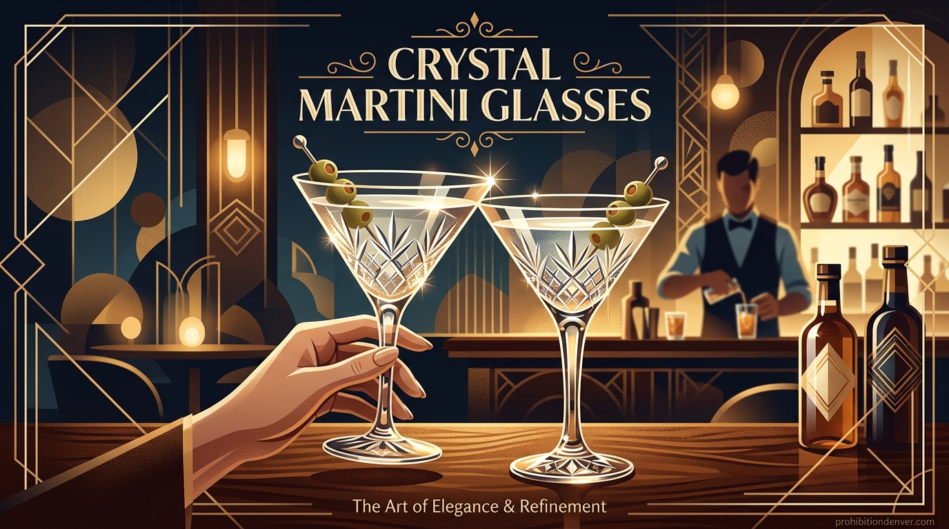 Crystal Martini Glasses