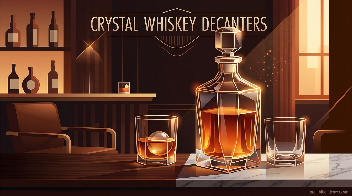 Crystal Whiskey Decanters