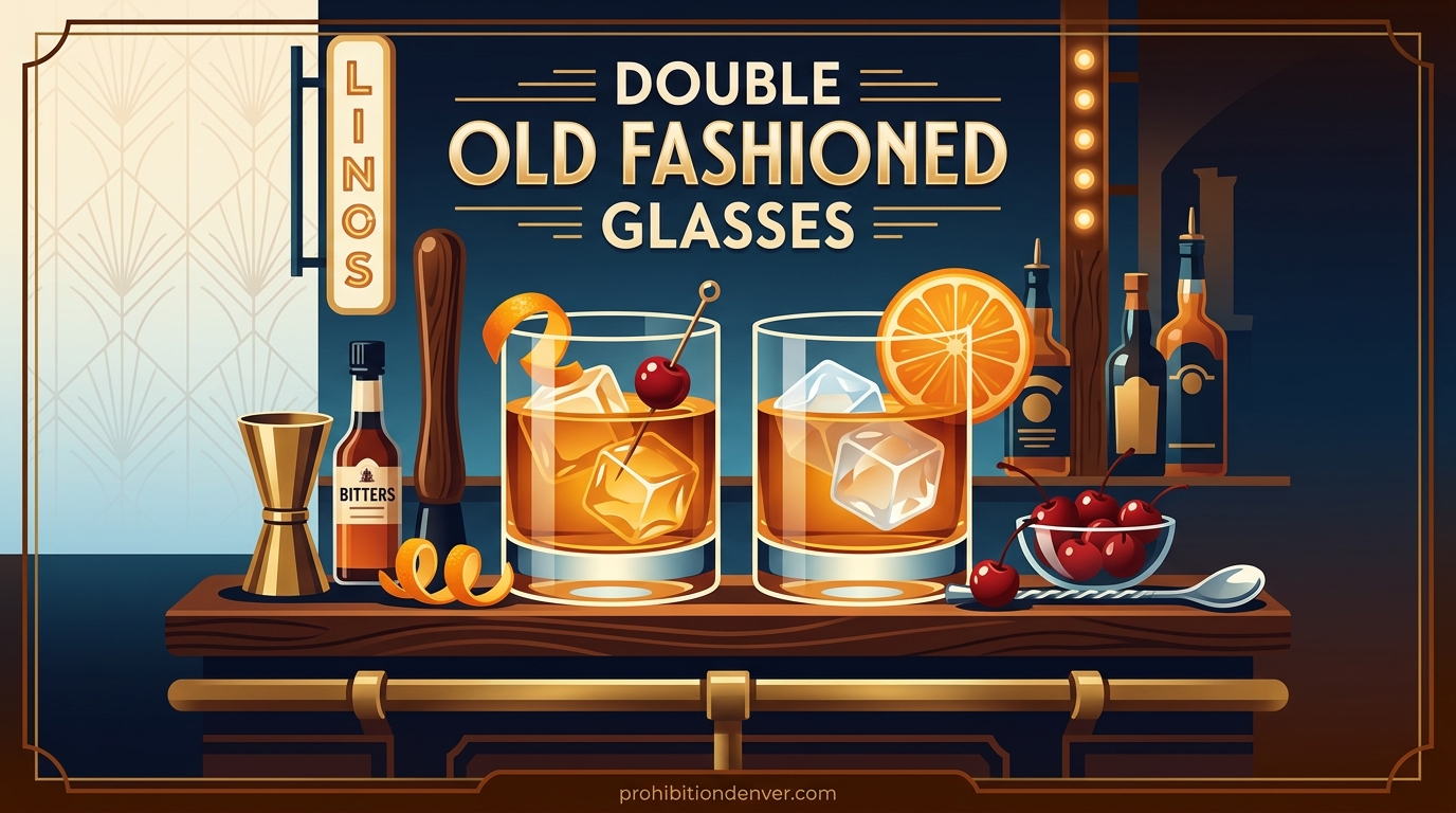 Double Old Fashioned Glasses