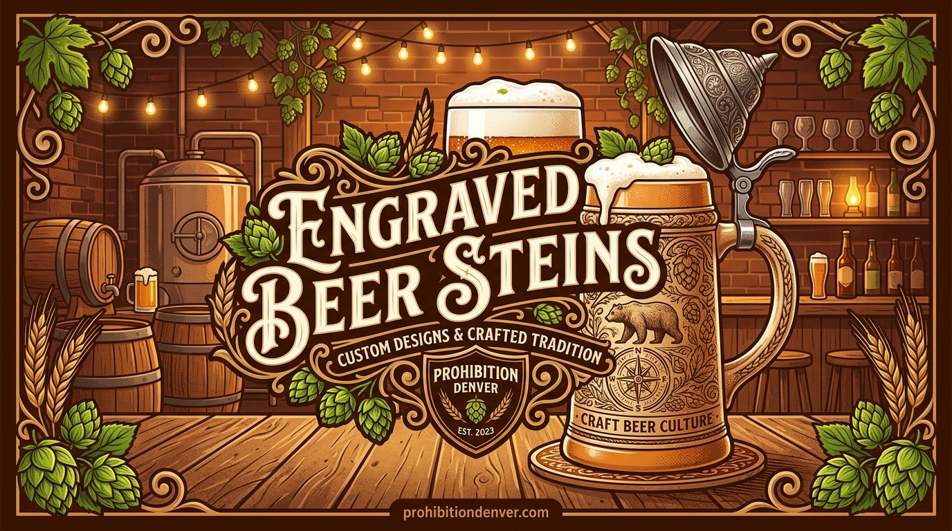 Engraved Beer Steins