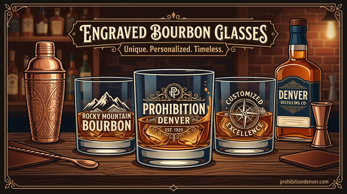 Engraved Bourbon Glasses